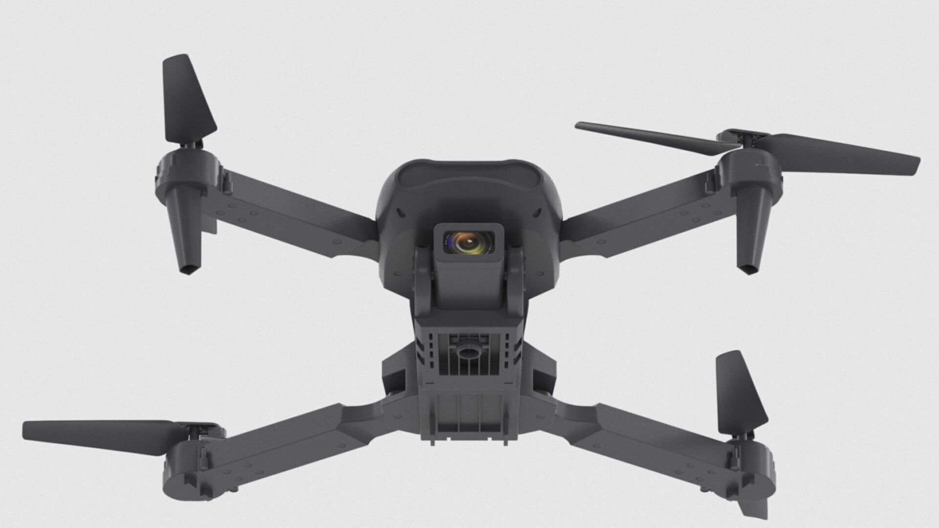 Drone with Camera 1080P HD FPV Foldable Drone for Kids Low-poly 3D model_6