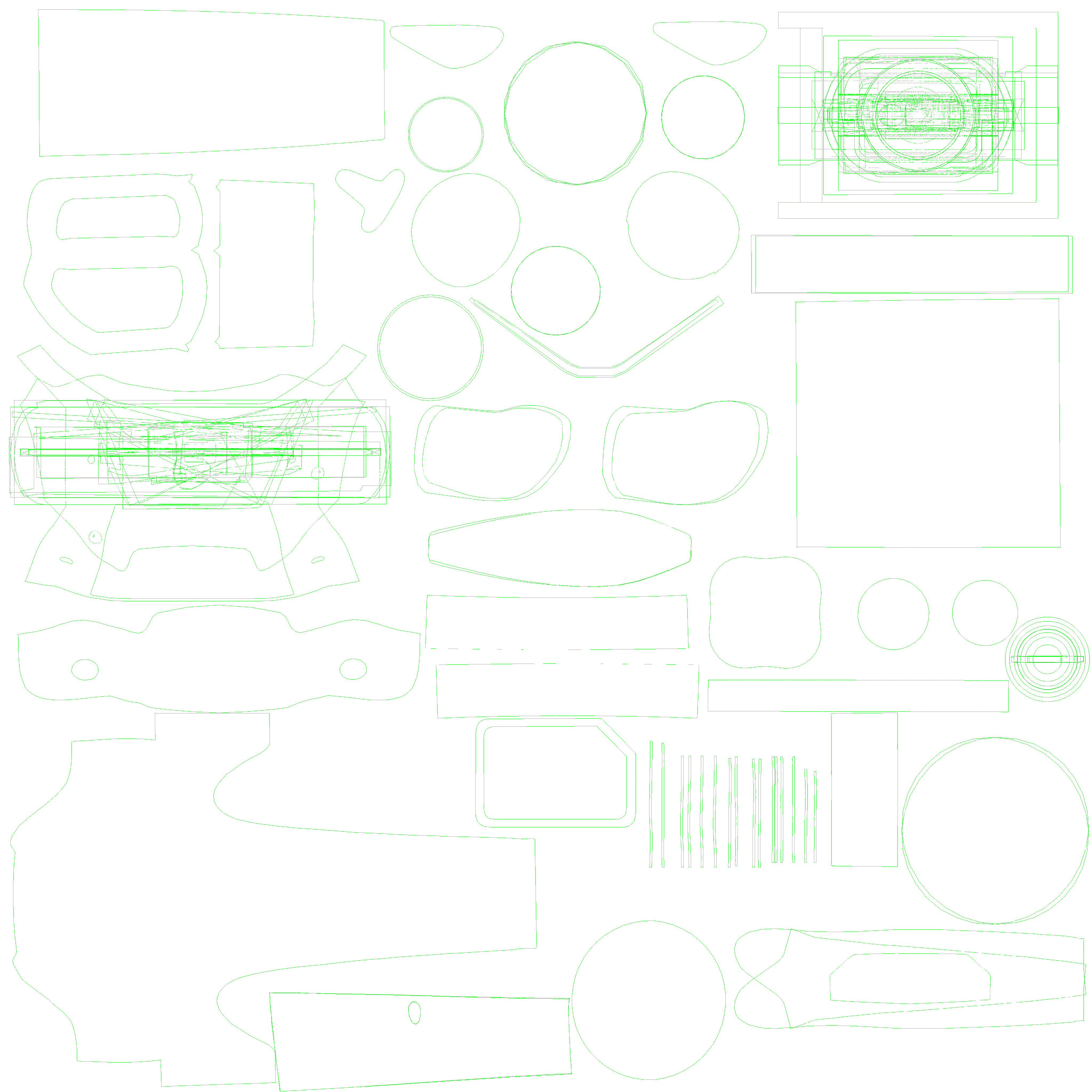 Drone with Dual Camera Foldable RC Quadcopter with Carrying Case Low-poly 3D model_22