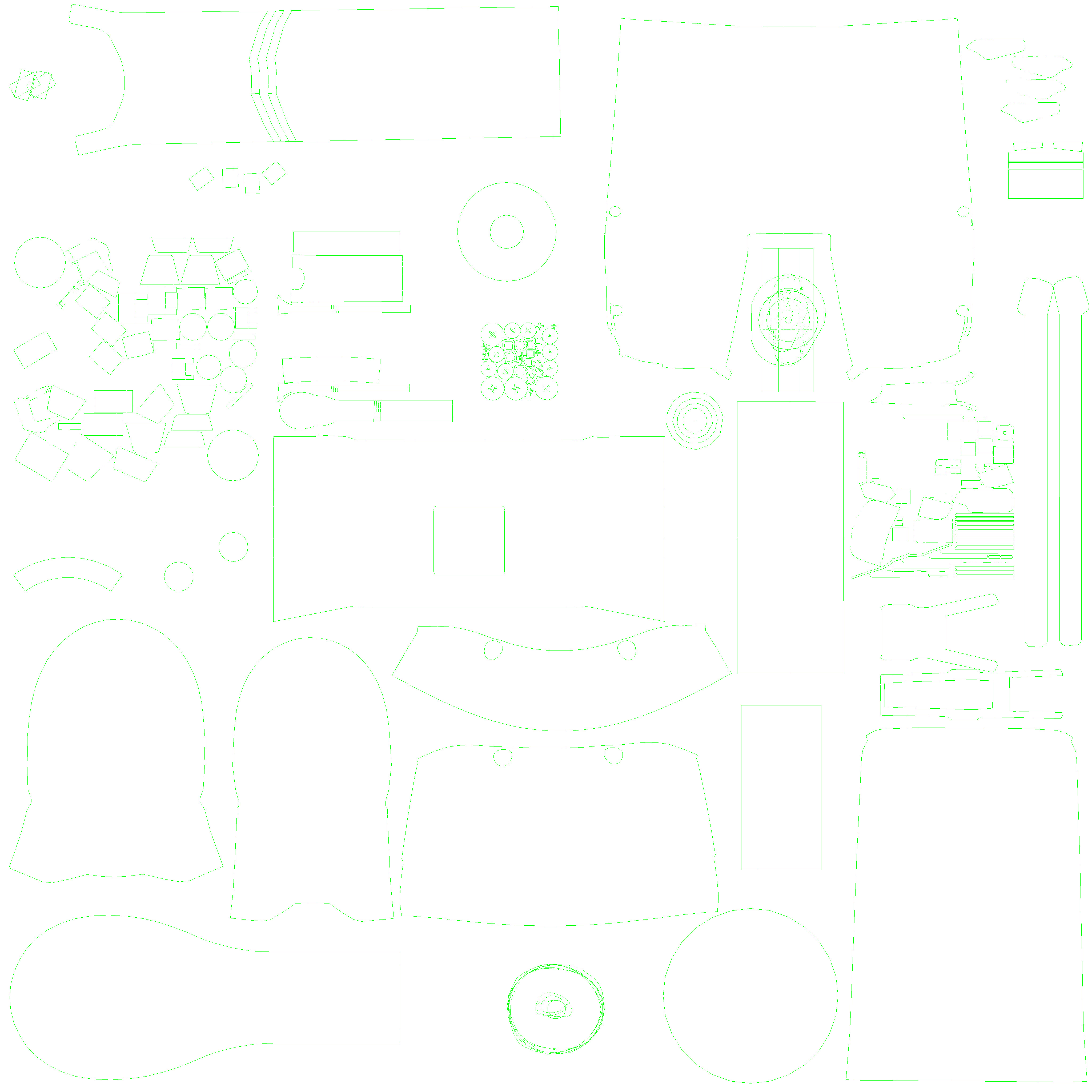 Holy Stone HS440D Drones for Adults with Camera 4K Low-poly 3D model_22