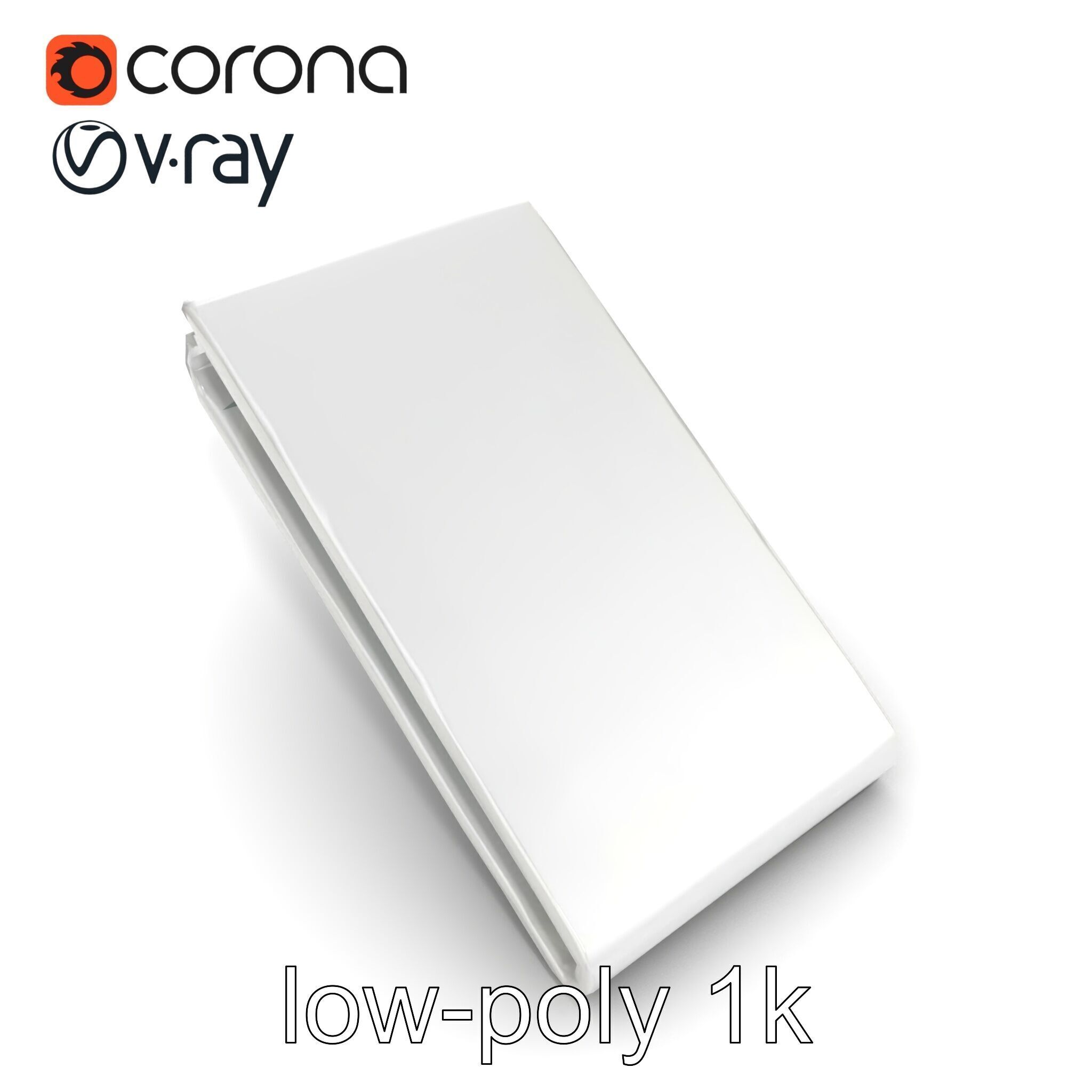 Minimalist Steel Money Clip model pack Low-poly 3D model_14