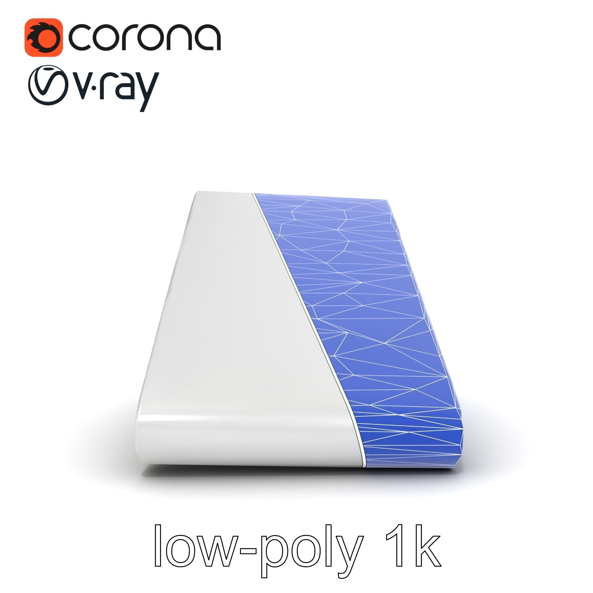 Minimalist Steel Money Clip model pack Low-poly 3D model_24