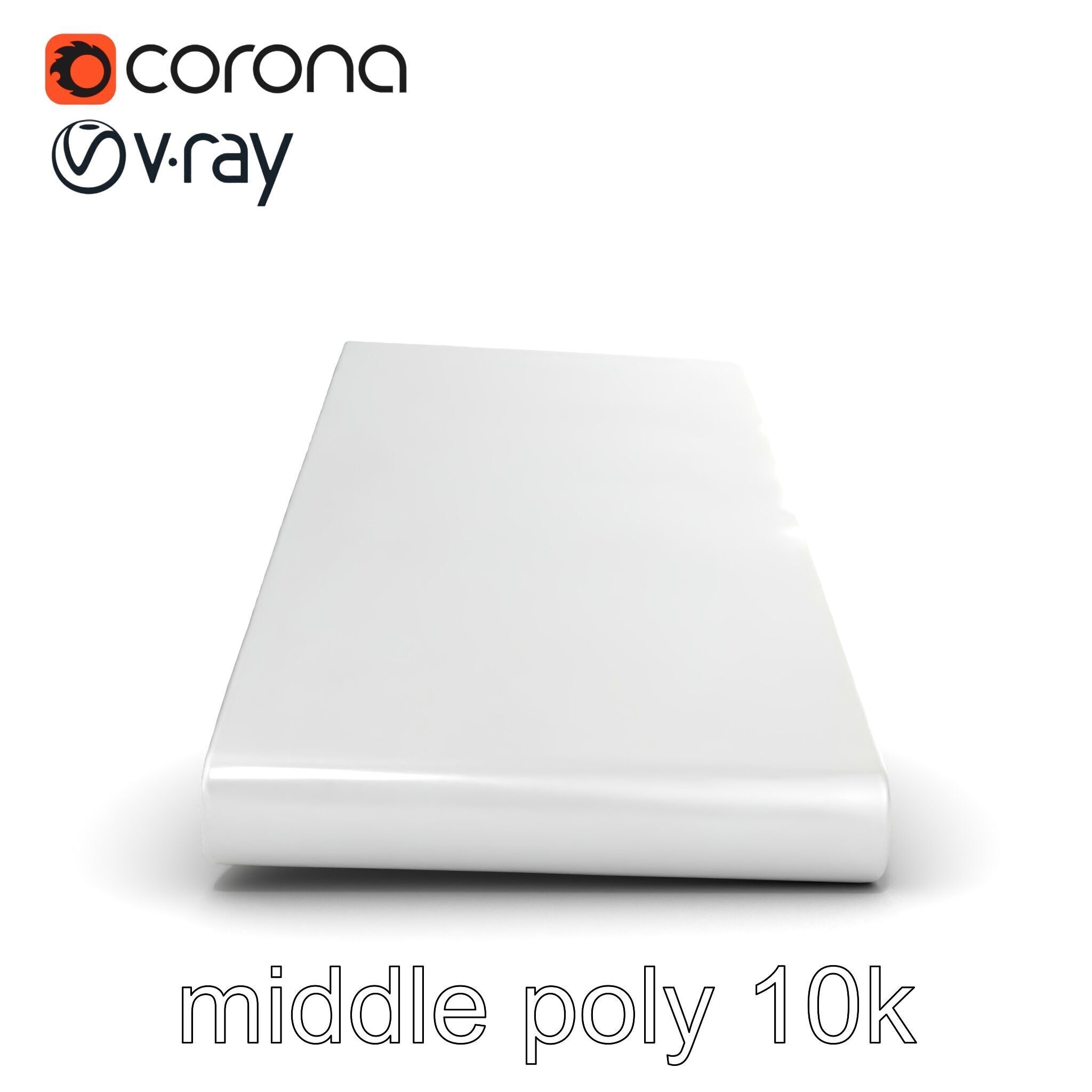 Minimalist Steel Money Clip model pack Low-poly 3D model_20