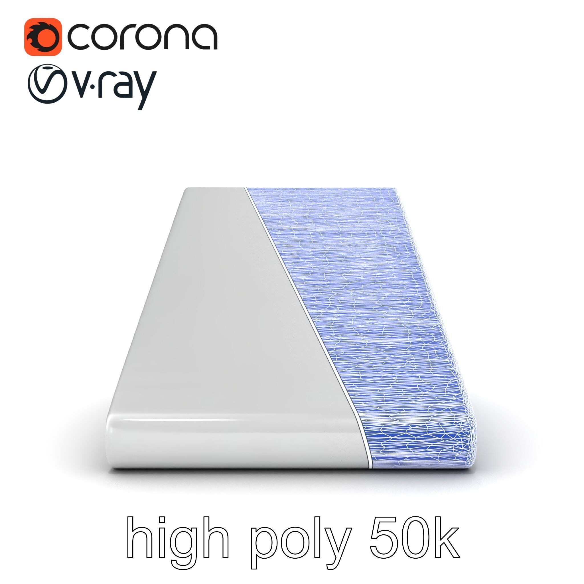 Minimalist Steel Money Clip model pack Low-poly 3D model_16