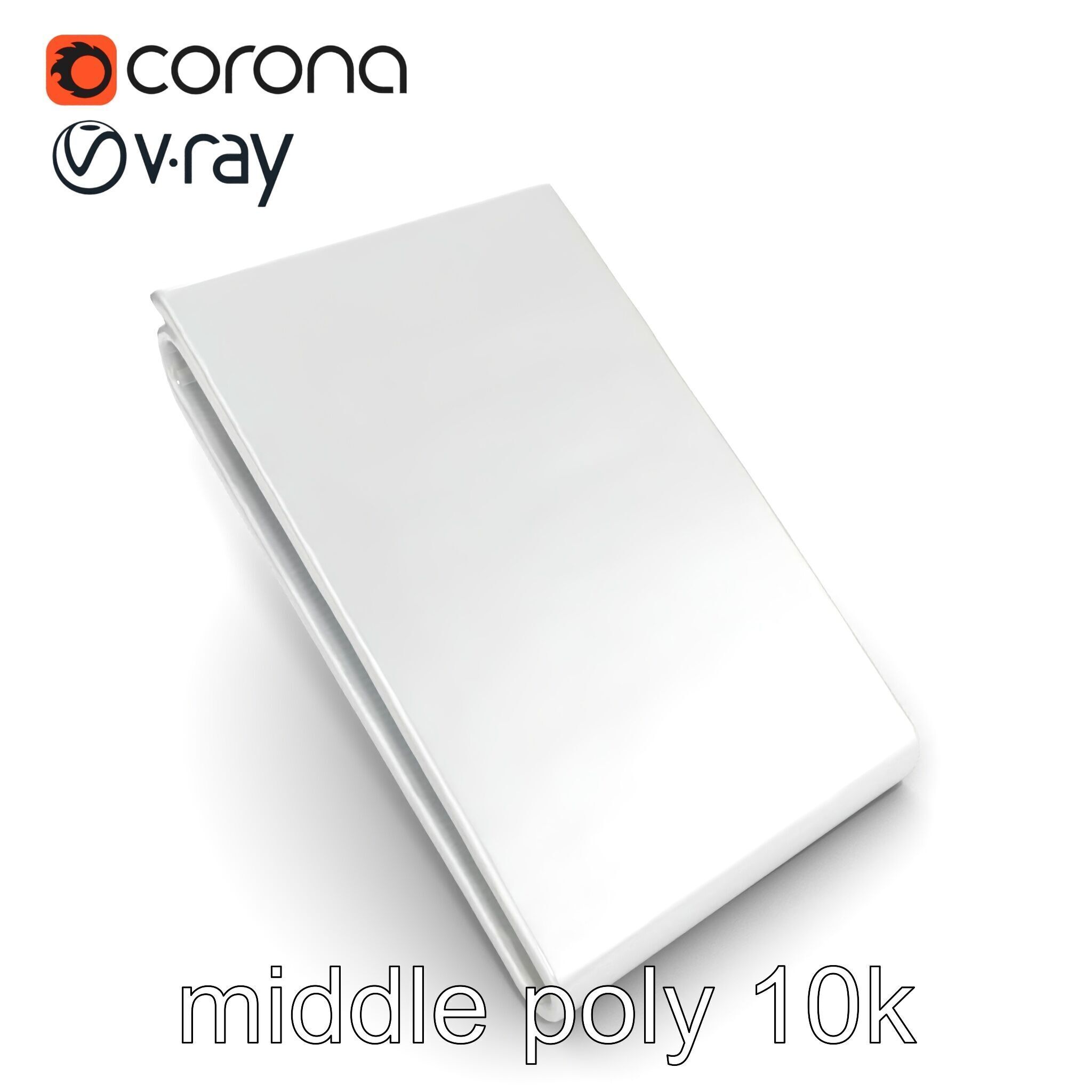 Minimalist Steel Money Clip model pack Low-poly 3D model_26