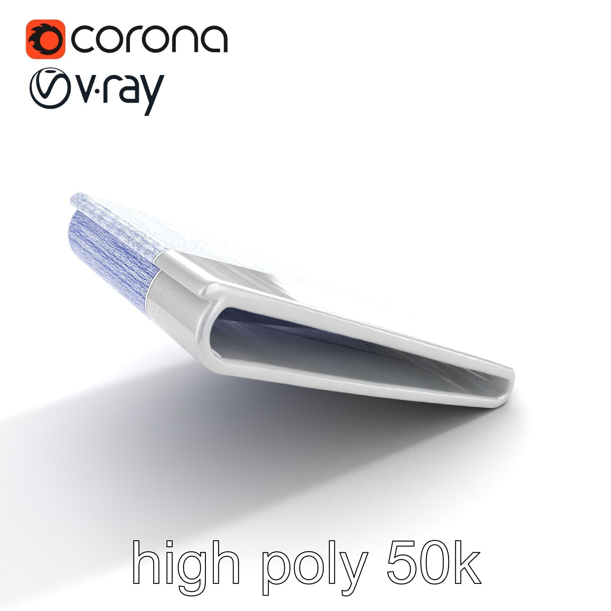 Minimalist Steel Money Clip model pack Low-poly 3D model_30