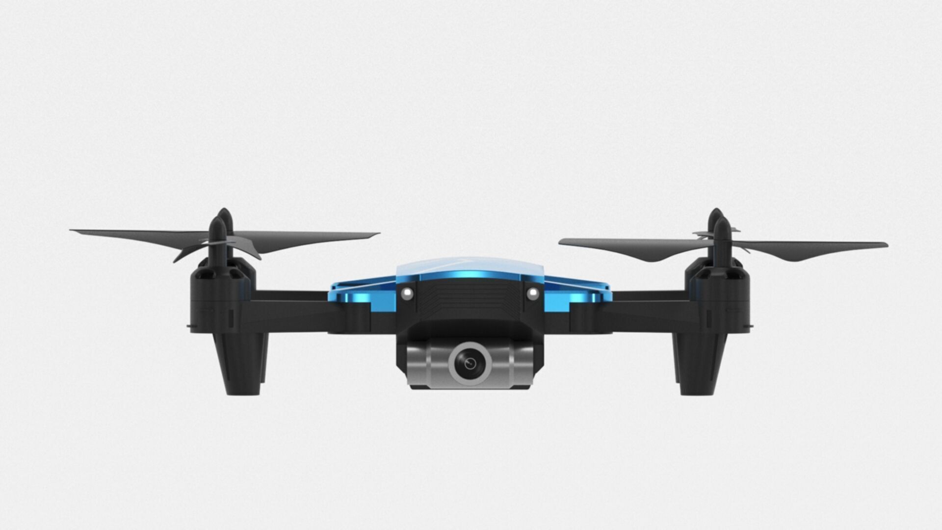 Deerc mini drone with camera 720p quadrocopter Low-poly 3D model_14