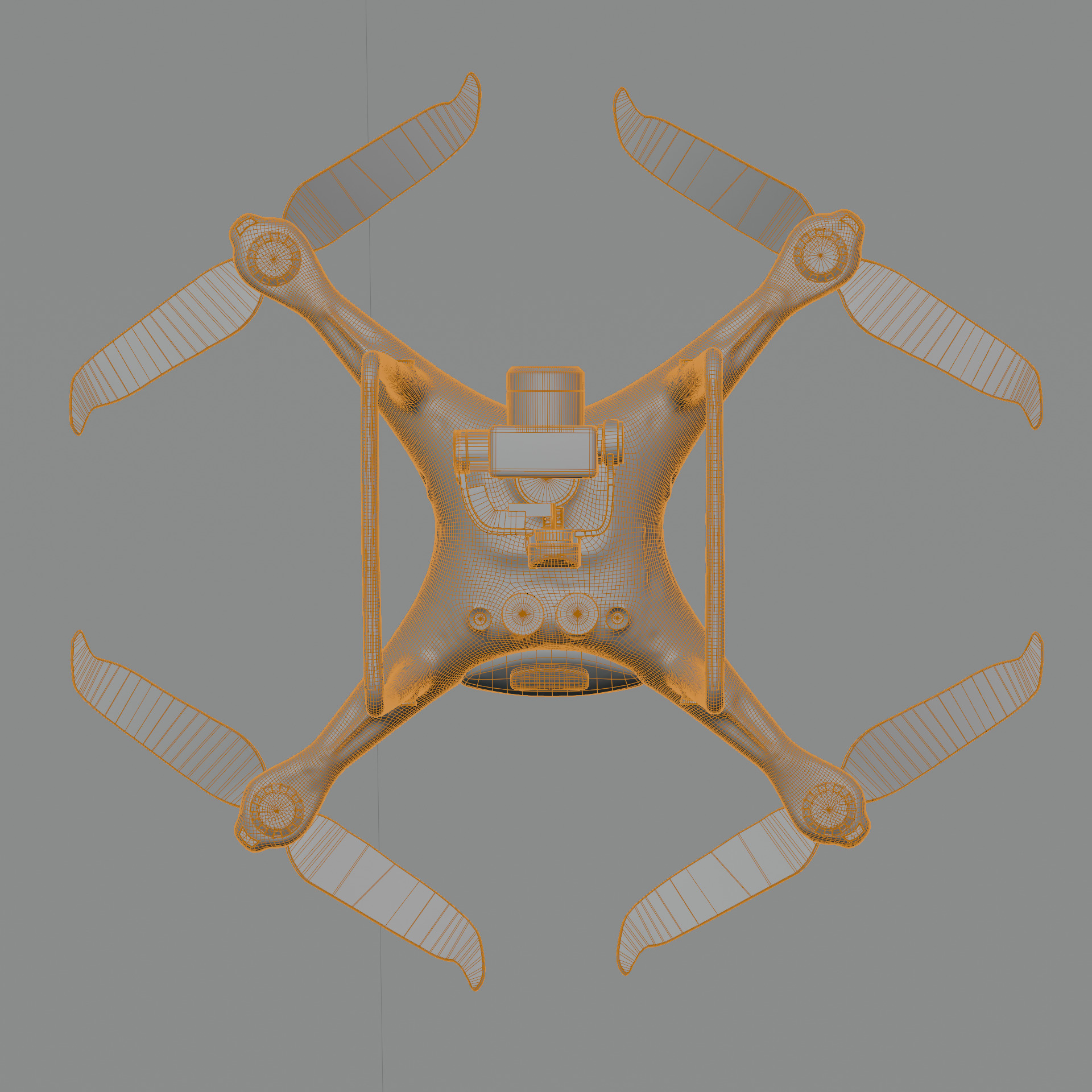 Phantom 4 Pro V2 0 Low-poly 3D model_23