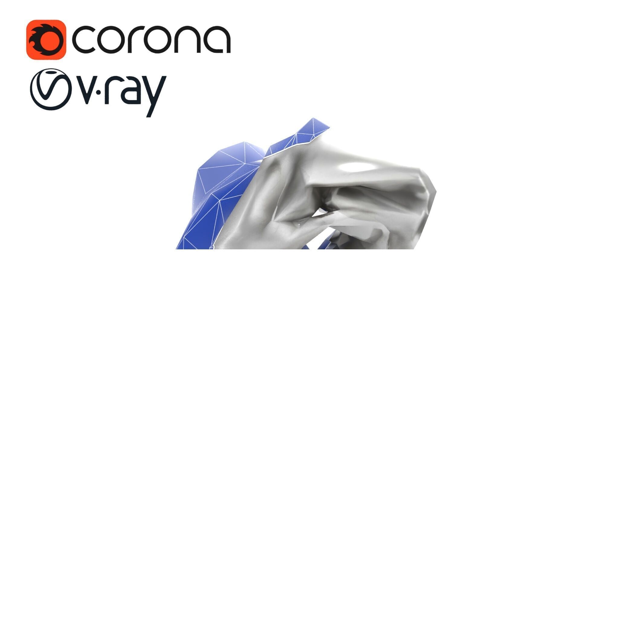 Luxurious Grey Cashmere Scarf model pack Texture_16