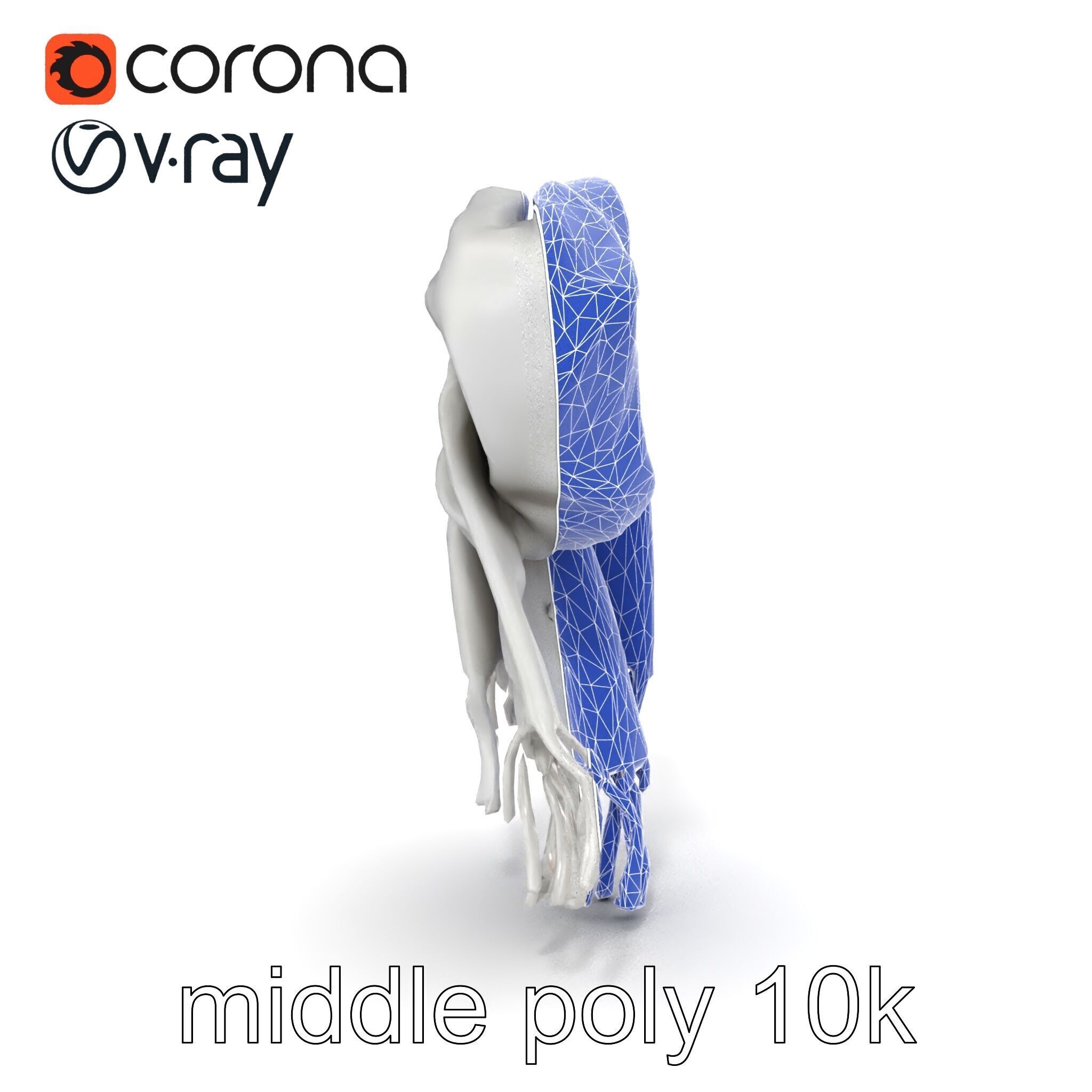 Luxurious Grey Cashmere Scarf model pack Texture_28