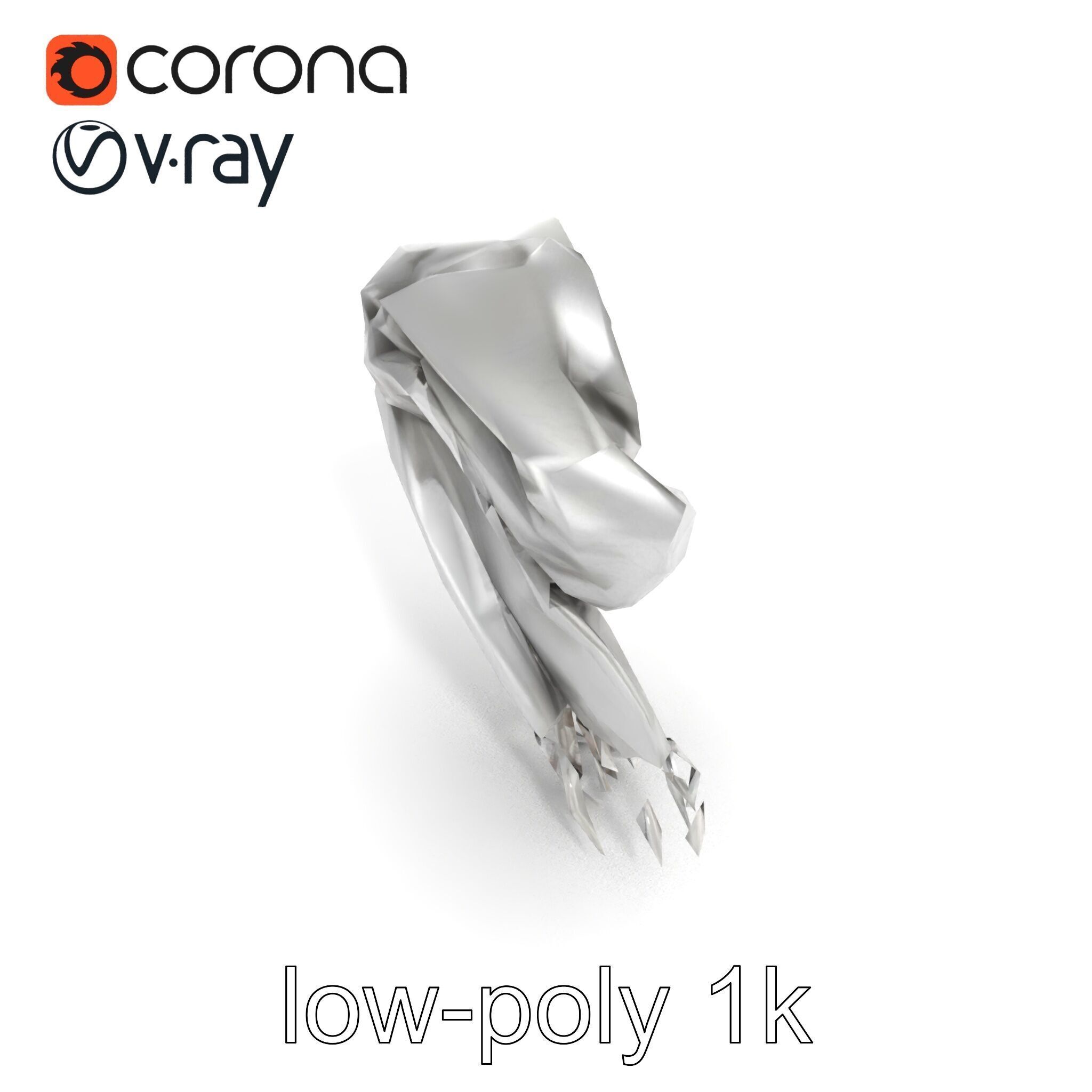 Luxurious Grey Cashmere Scarf model pack Texture_12