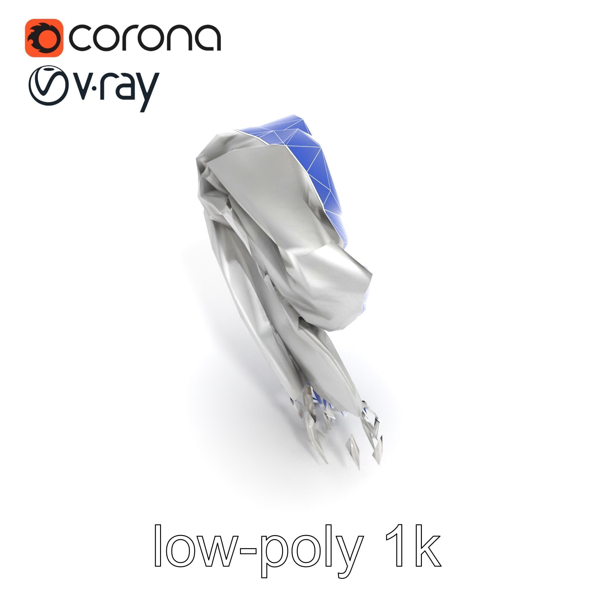 Luxurious Grey Cashmere Scarf model pack Texture_20