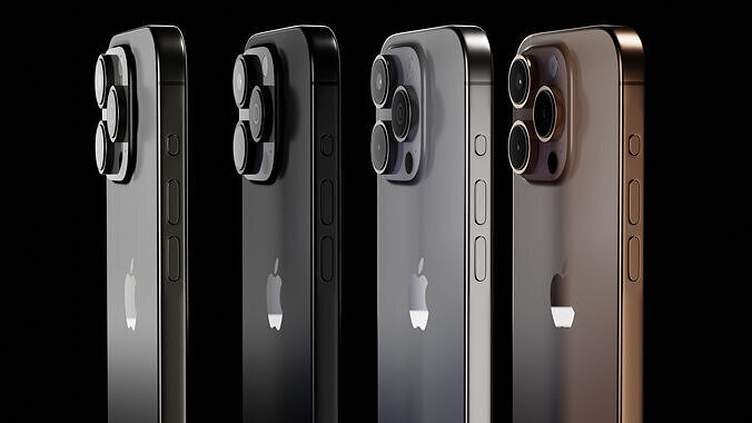 Apple Iphone 16 Pro Low-poly 3D model