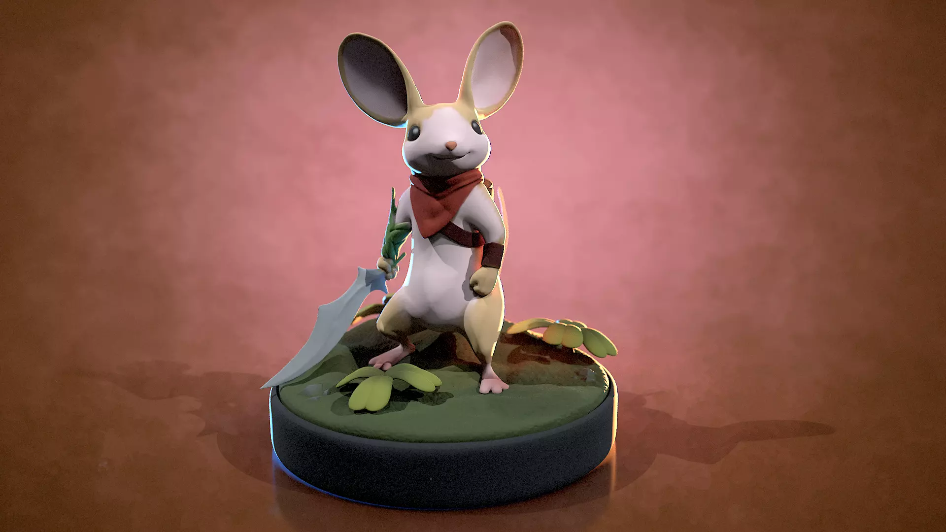 Quill jeu VR Moss anime 3D print model_0