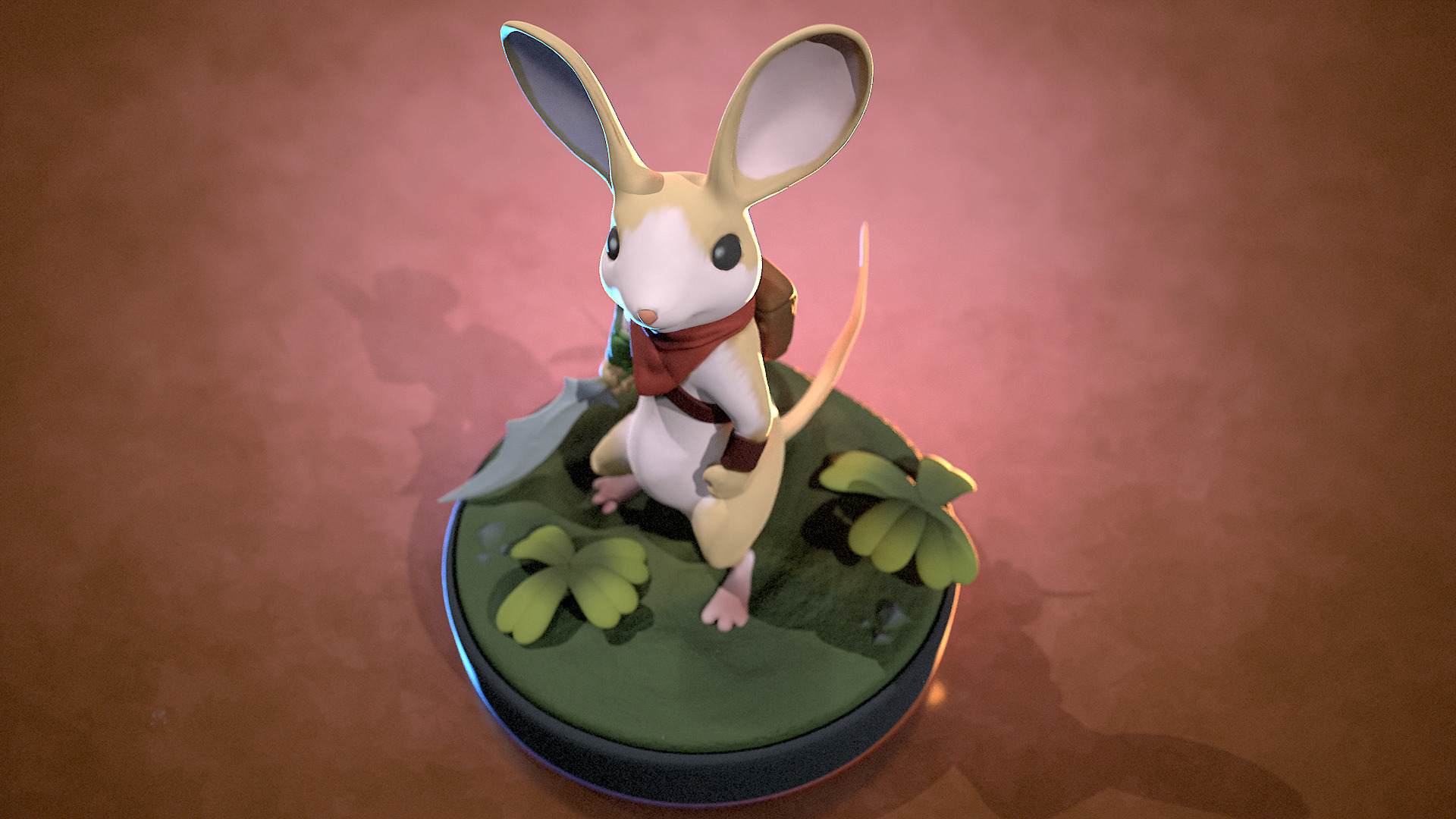 Quill jeu VR Moss anime 3D print model_10