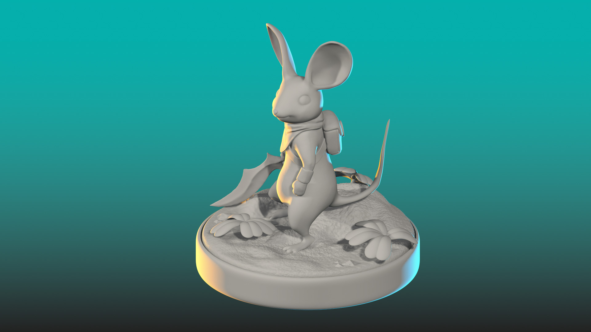 Quill jeu VR Moss anime 3D print model_4