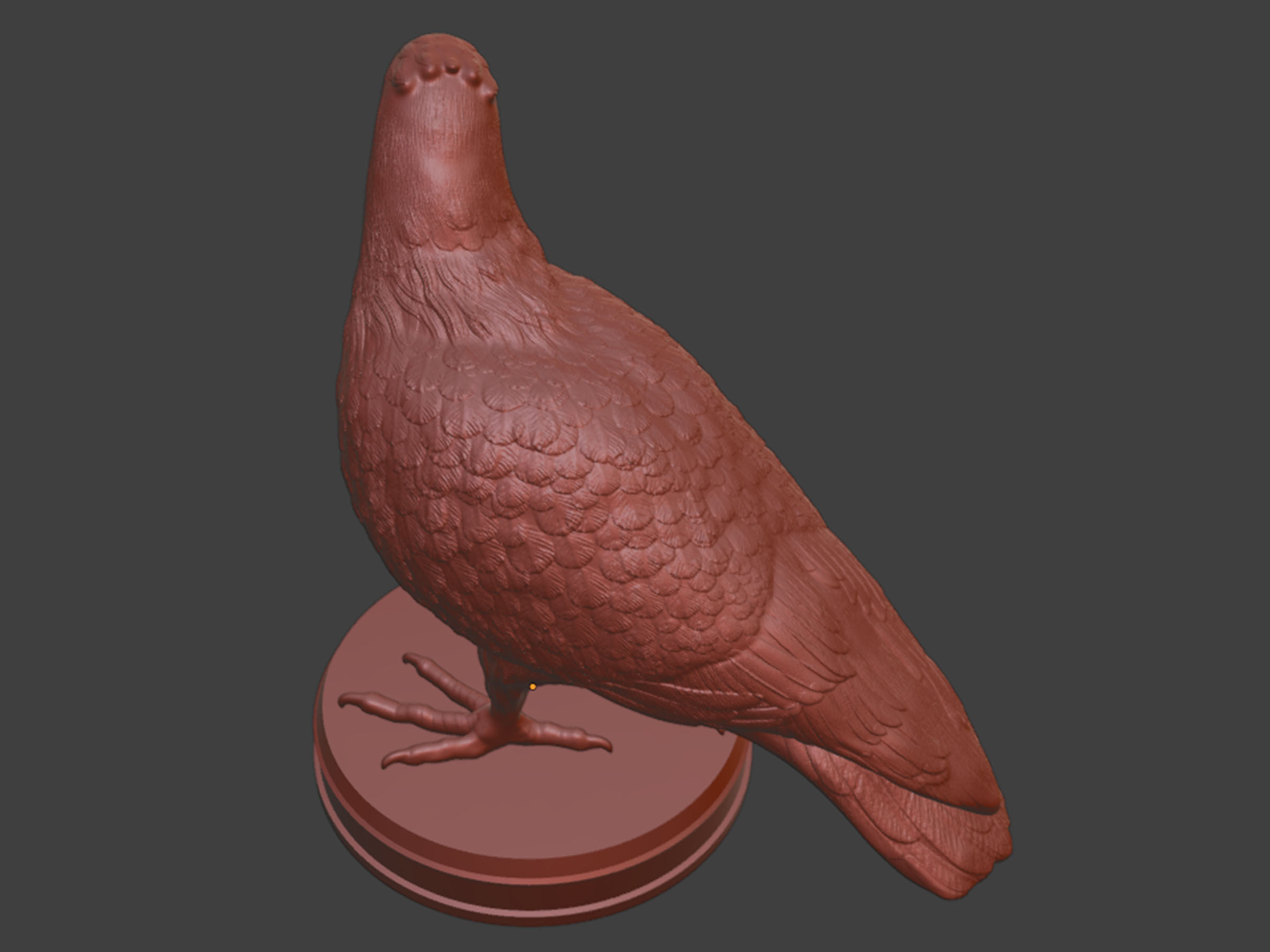 Pigeon Toy 3D print model_9