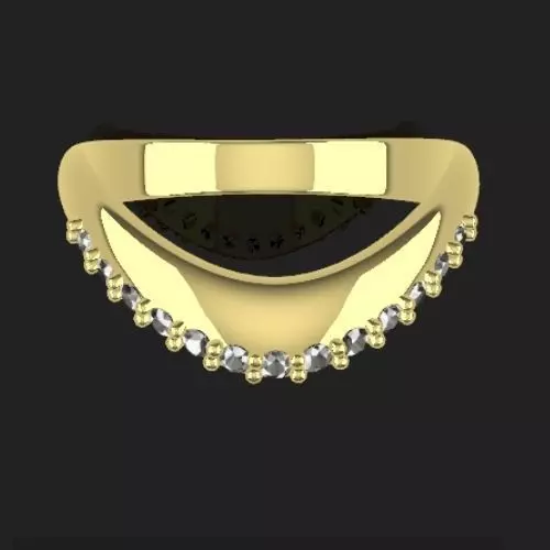 gold ring Free 3D print model