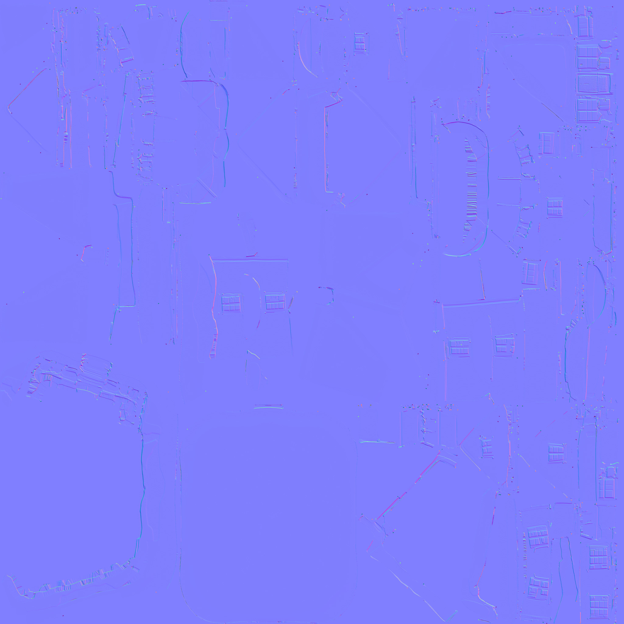 snow covered house 3D model_4