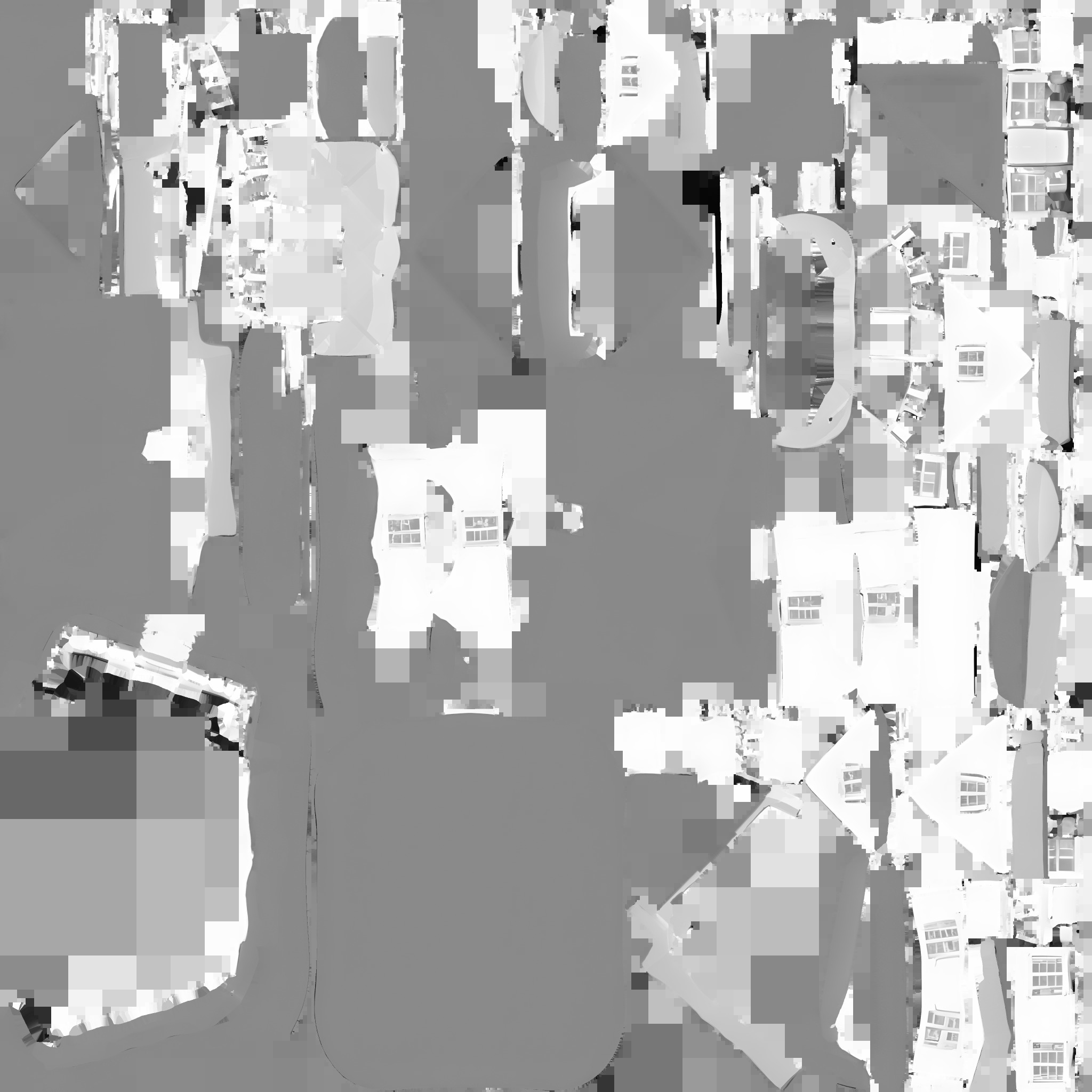 snow covered house 3D model_6