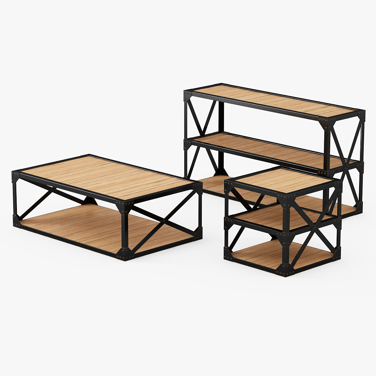 Greenwich Tables 3D model_2