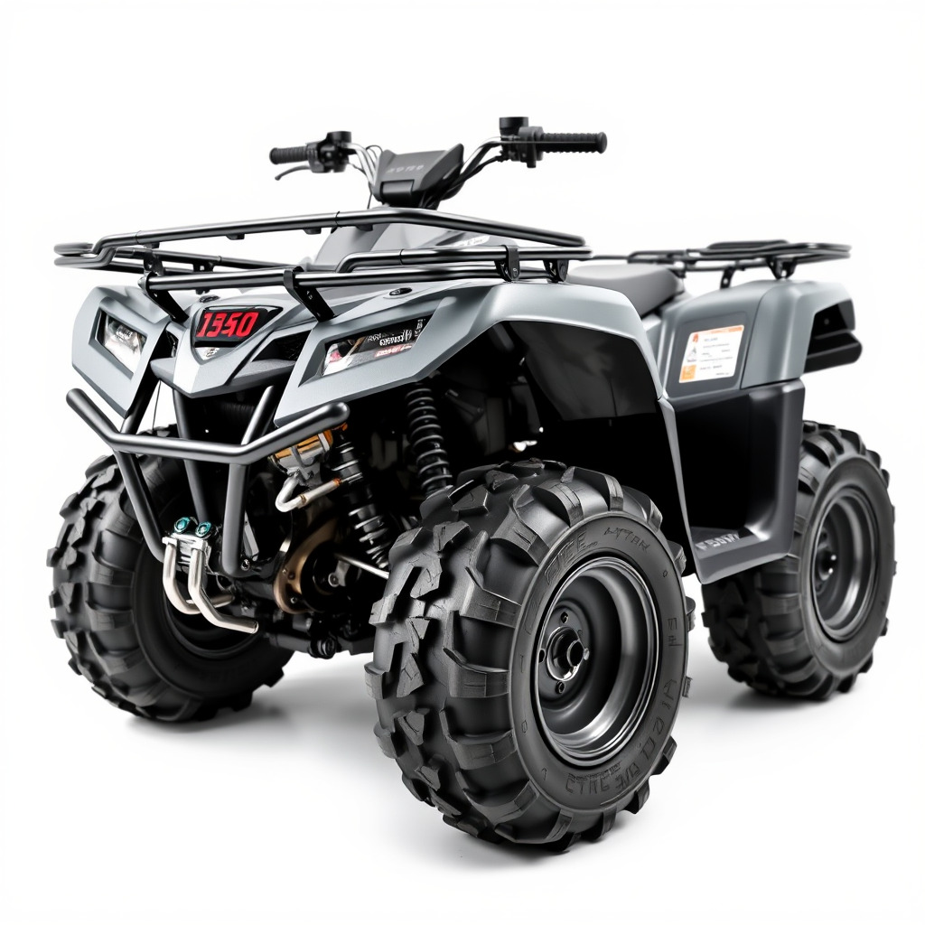 OffRoad Quad Bike with Reinforced Bumpers model pack Low-poly 3D model_4