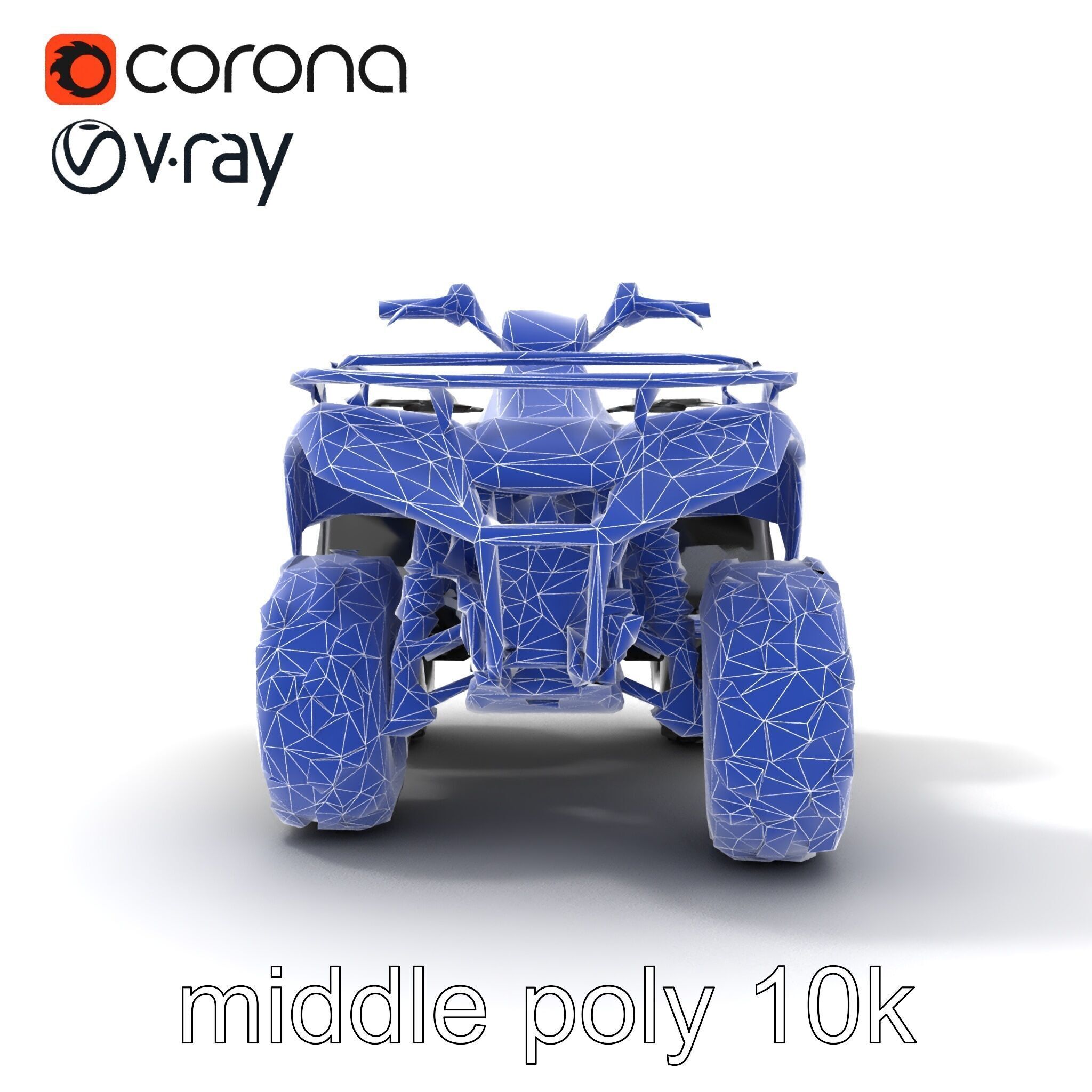 OffRoad Quad Bike with Reinforced Bumpers model pack Low-poly 3D model_24
