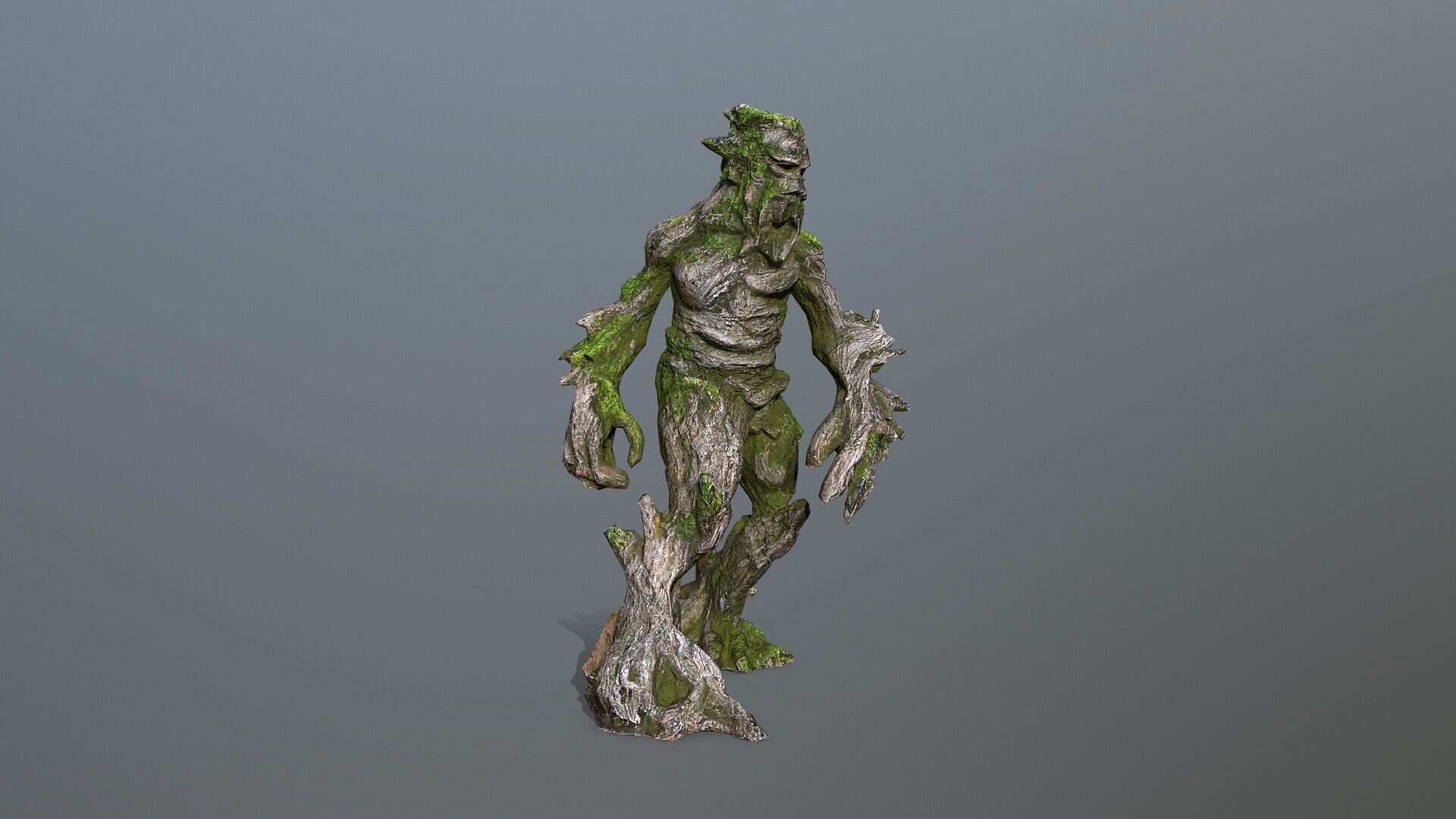 Golem Low-poly 3D model_11