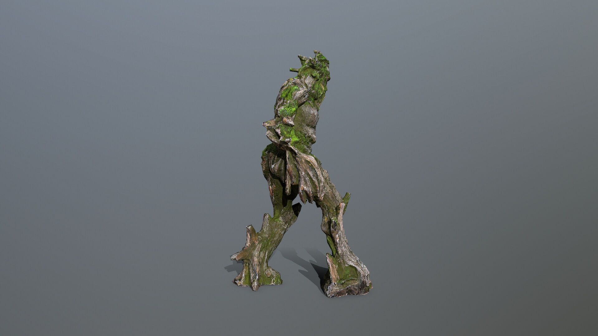 Golem Low-poly 3D model_5