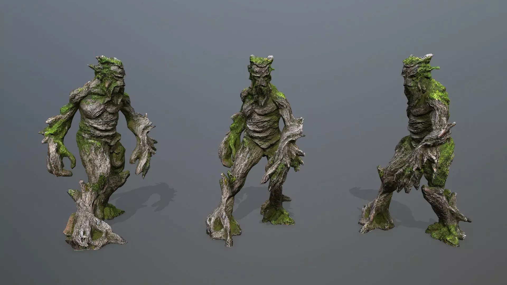 Golem Low-poly 3D model_0