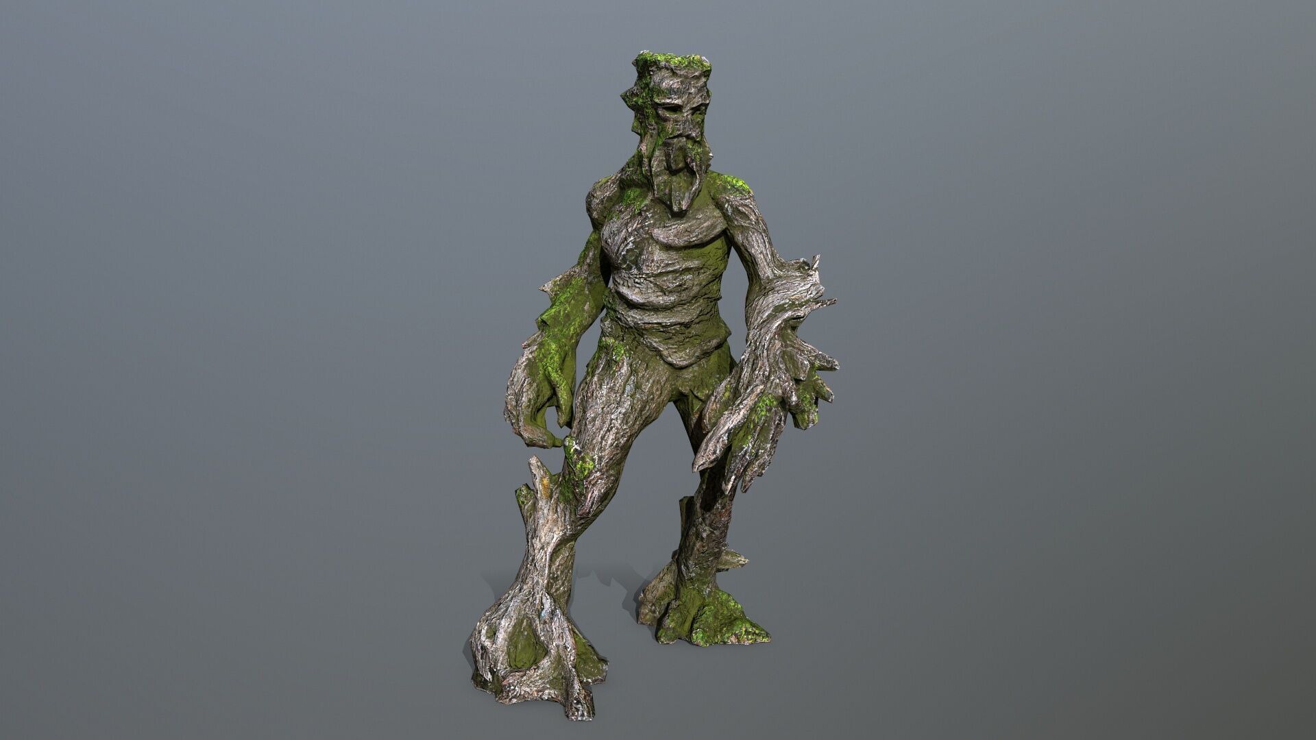 Golem Low-poly 3D model_1