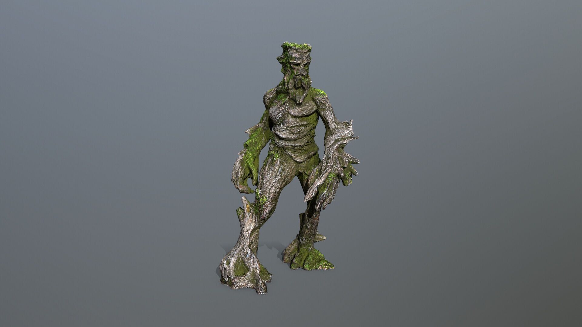 Golem Low-poly 3D model_2
