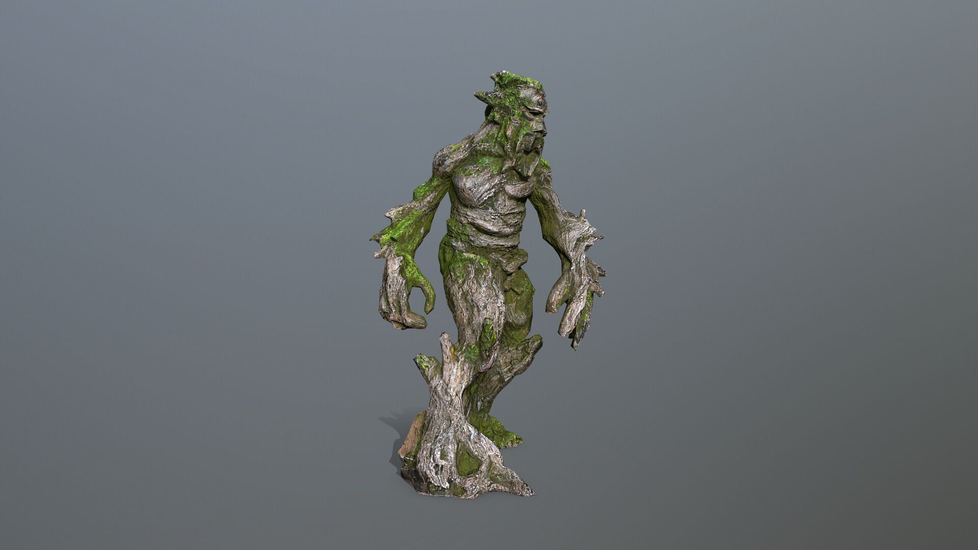 Golem Low-poly 3D model_3