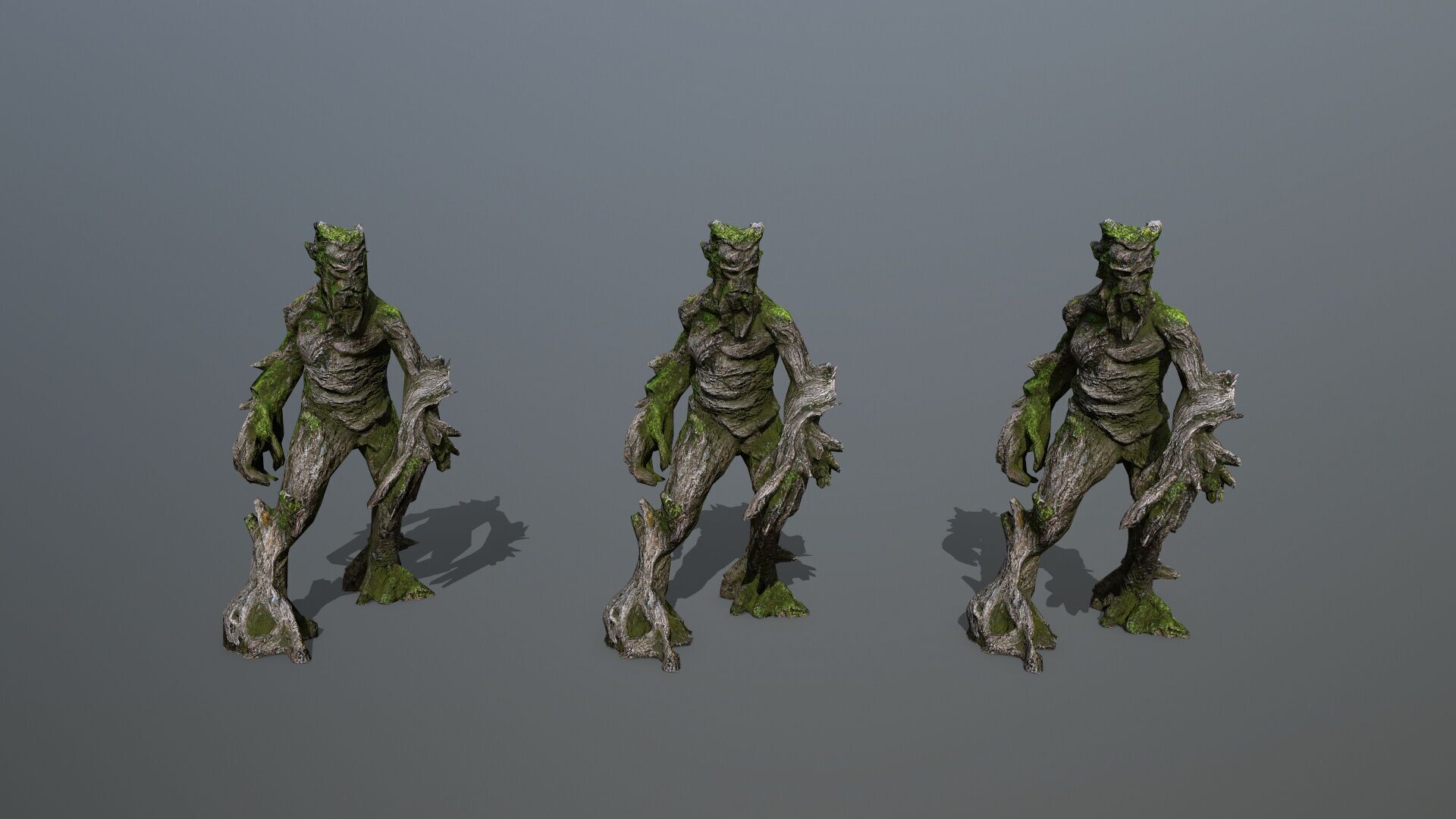 Golem Low-poly 3D model_12