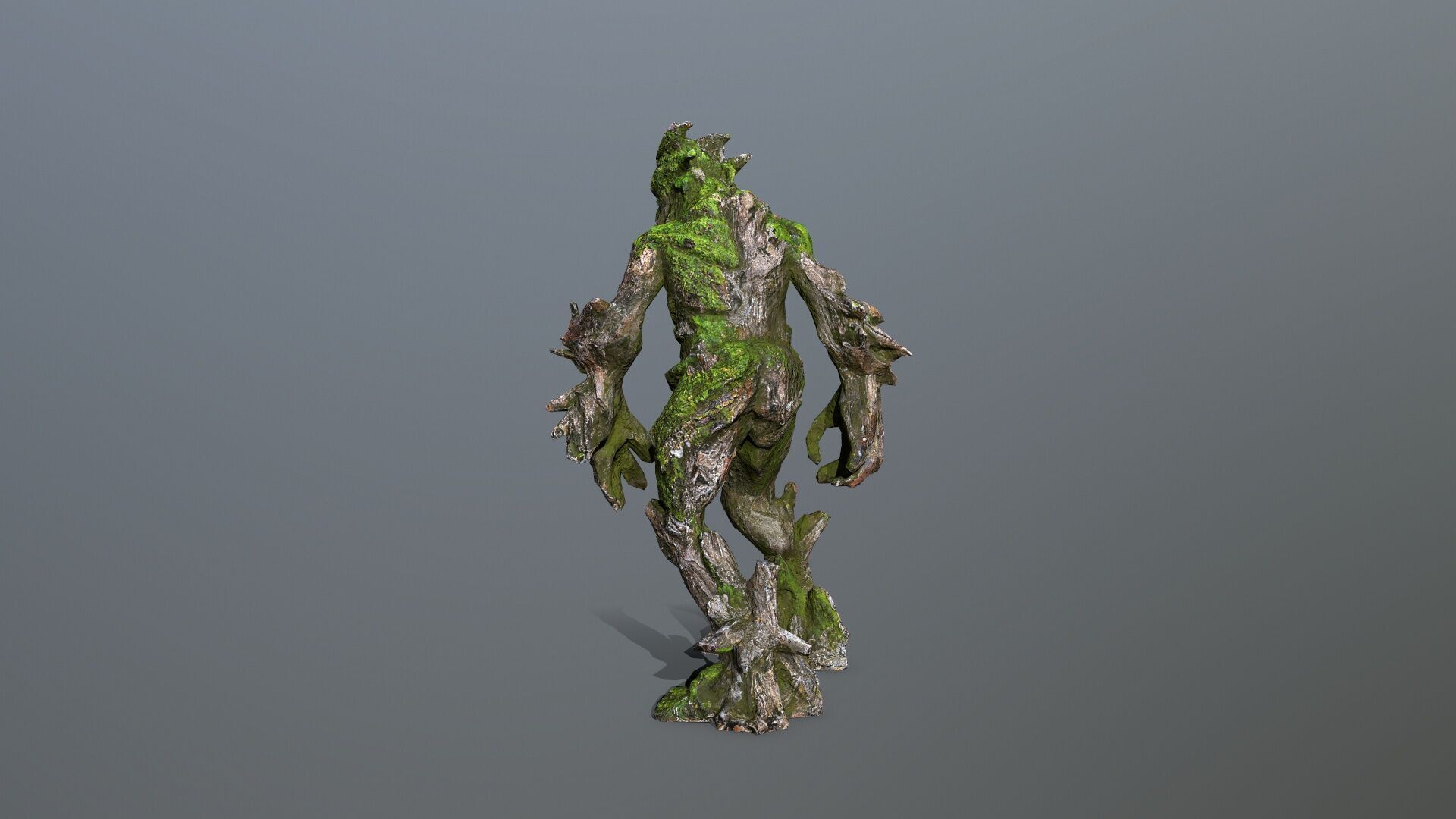 Golem Low-poly 3D model_7