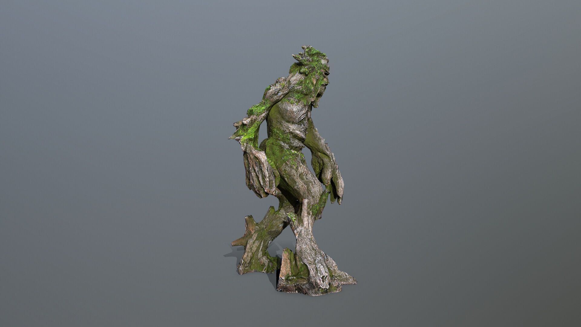 Golem Low-poly 3D model_4