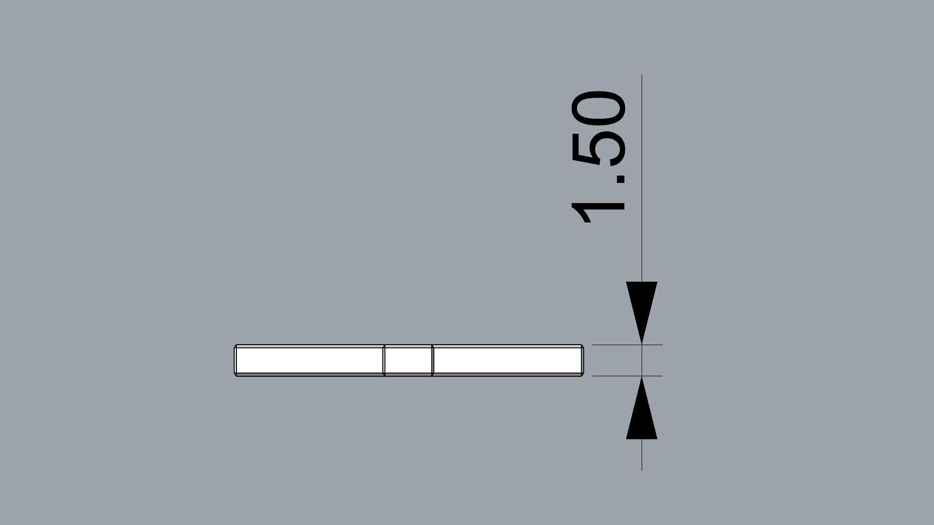 Old Style Cross no 8 3D print model_4