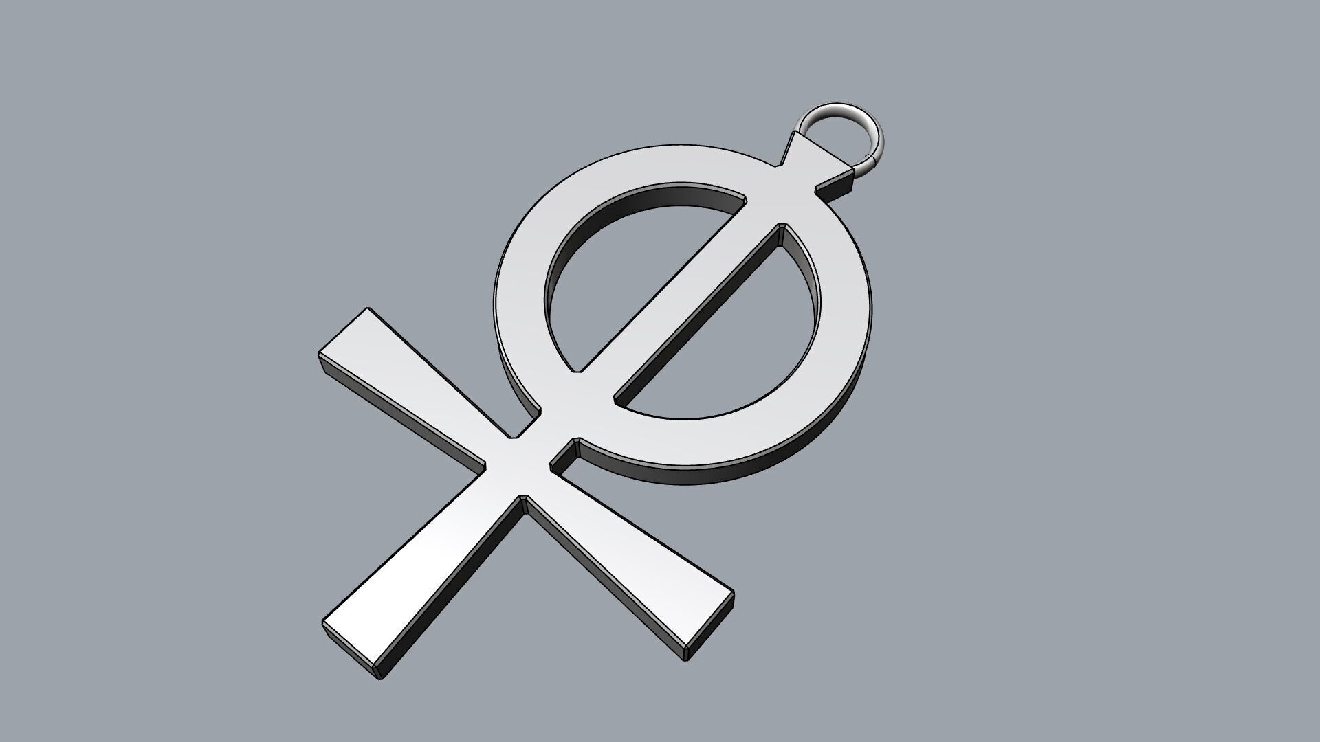 Old Style Cross no 8 3D print model_6