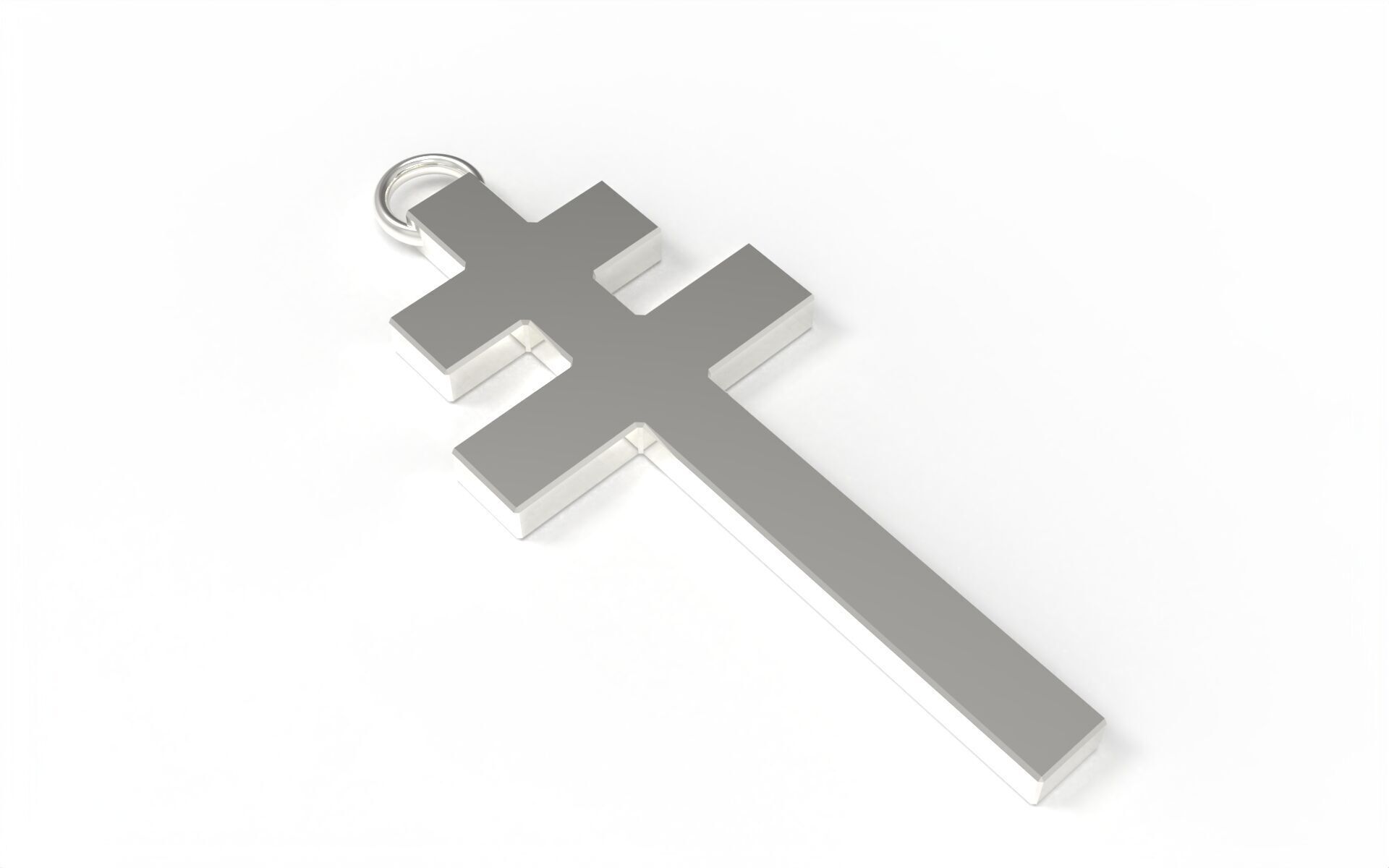 Old Style Cross no 9 3D print model_2