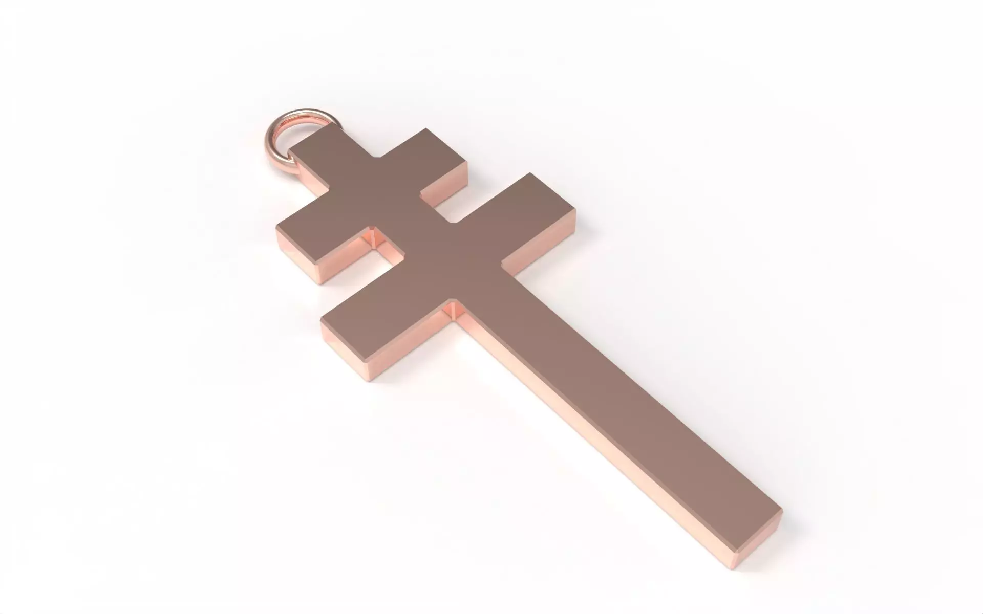 Old Style Cross no 9 3D print model_0