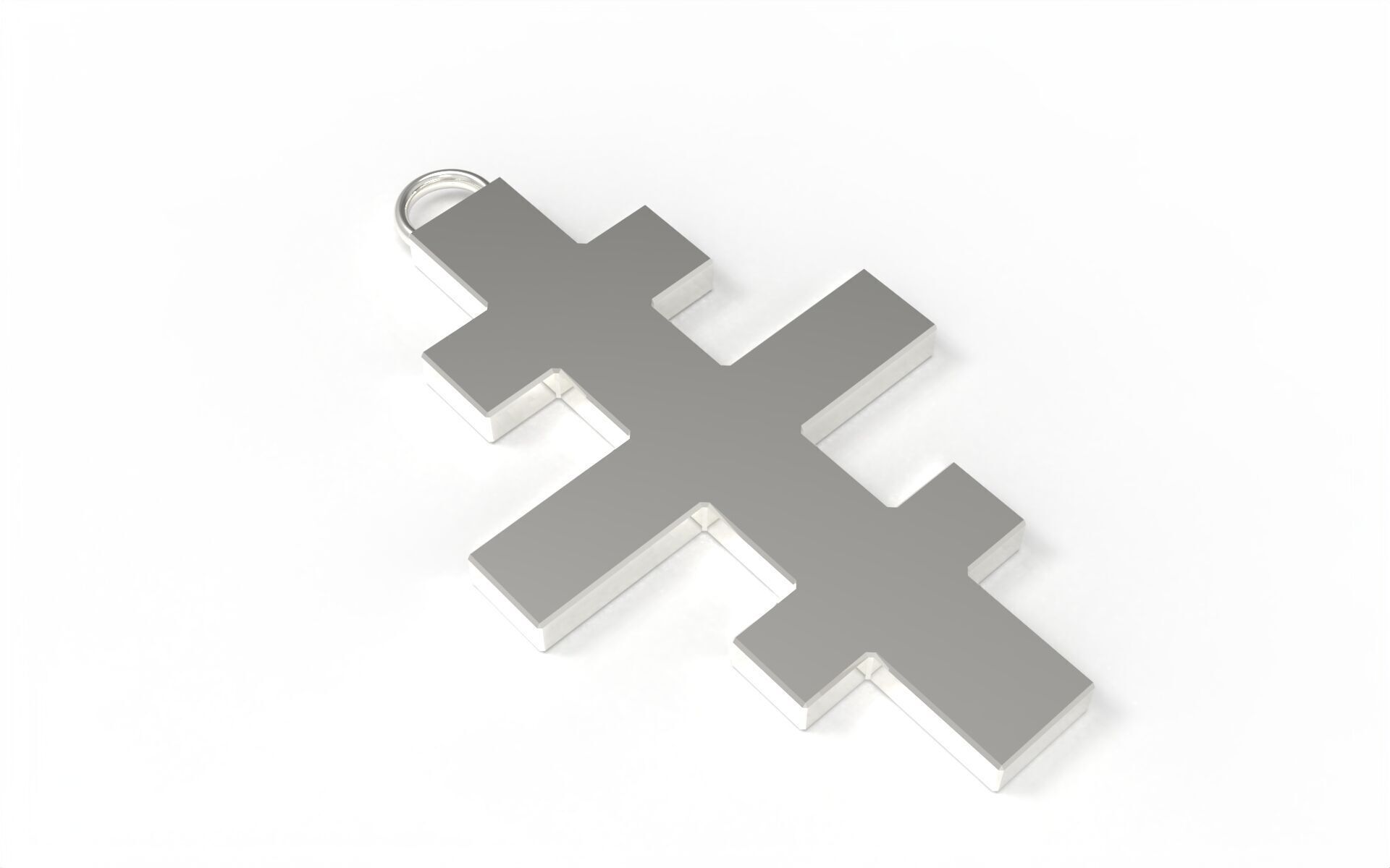 Old Style Cross no 10 3D print model_2