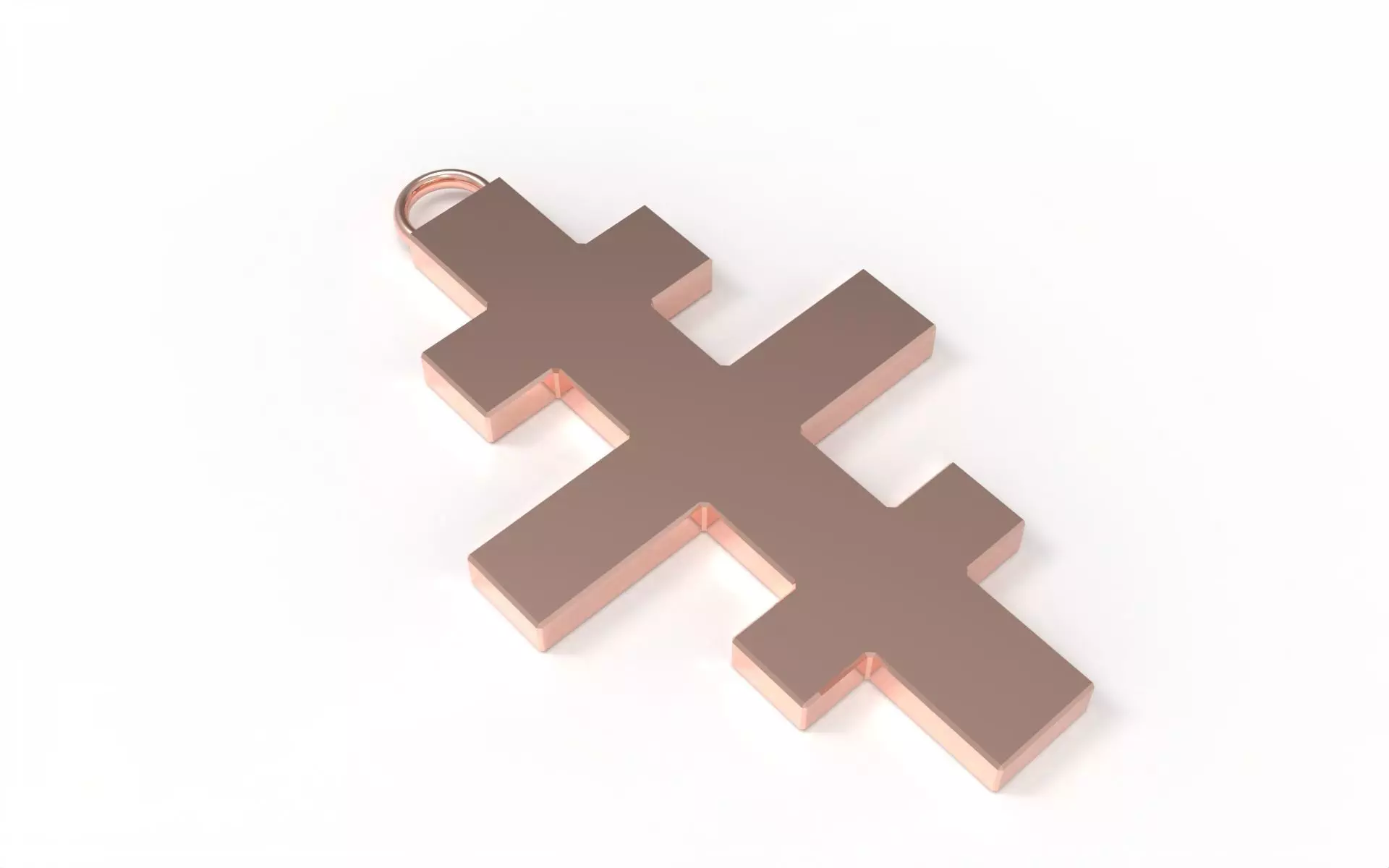 Old Style Cross no 10 3D print model_0