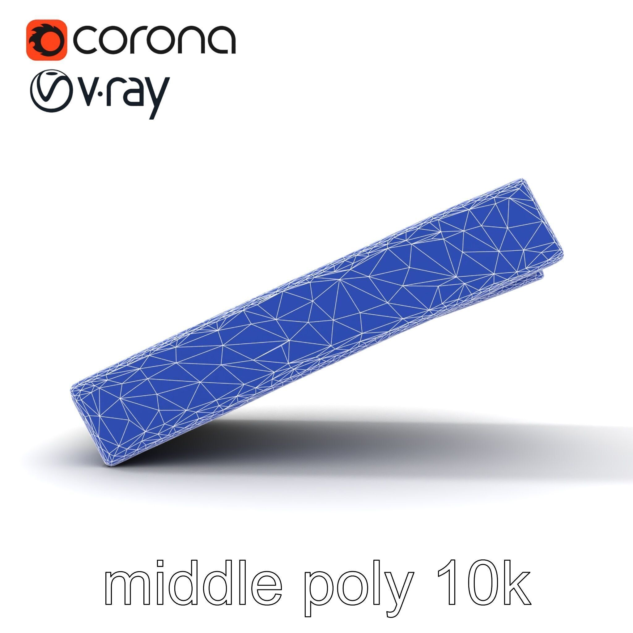 Elegant Silver Tie Bar Design model pack Low-poly 3D model_20