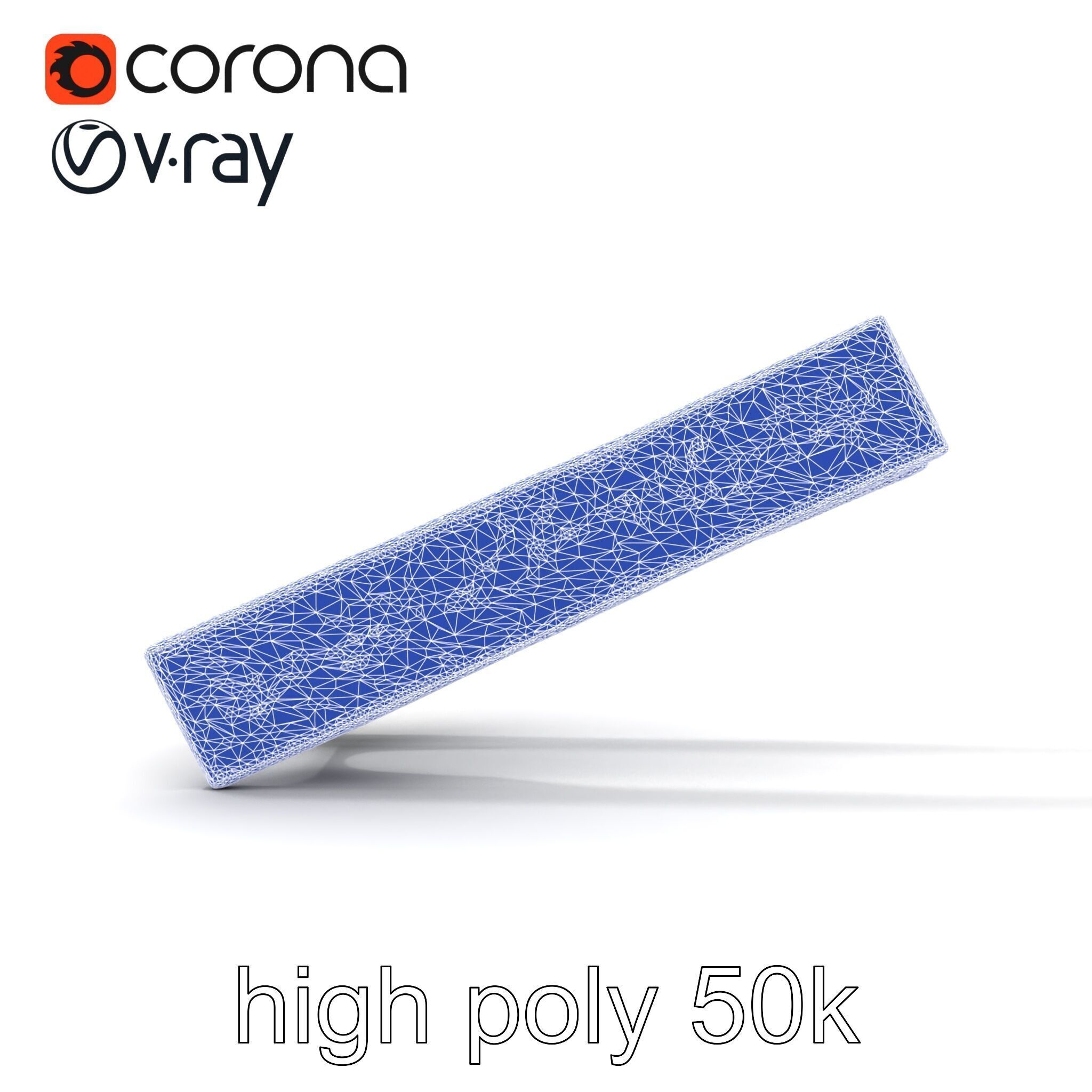 Elegant Silver Tie Bar Design model pack Low-poly 3D model_30