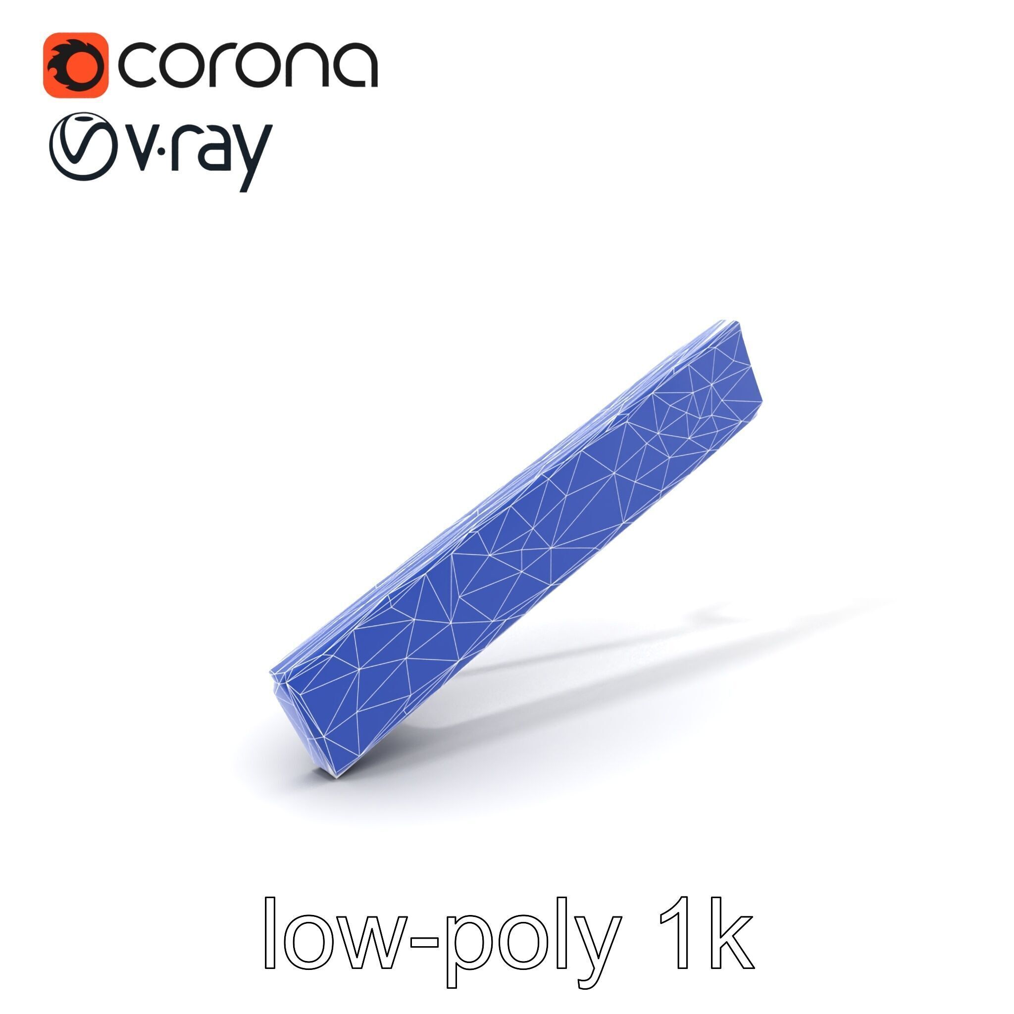 Elegant Silver Tie Bar Design model pack Low-poly 3D model_7