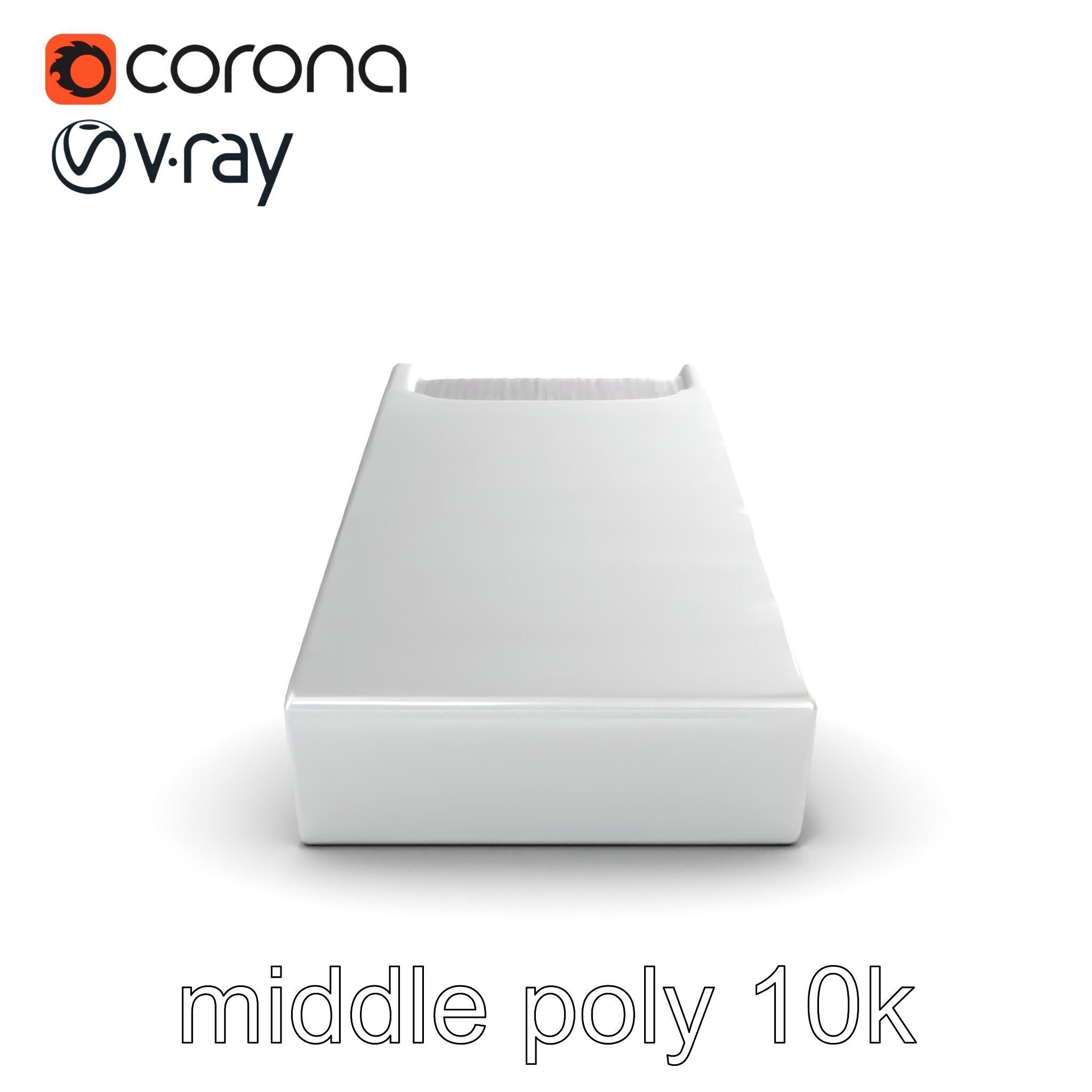 Elegant Silver Tie Bar Design model pack Low-poly 3D model_24