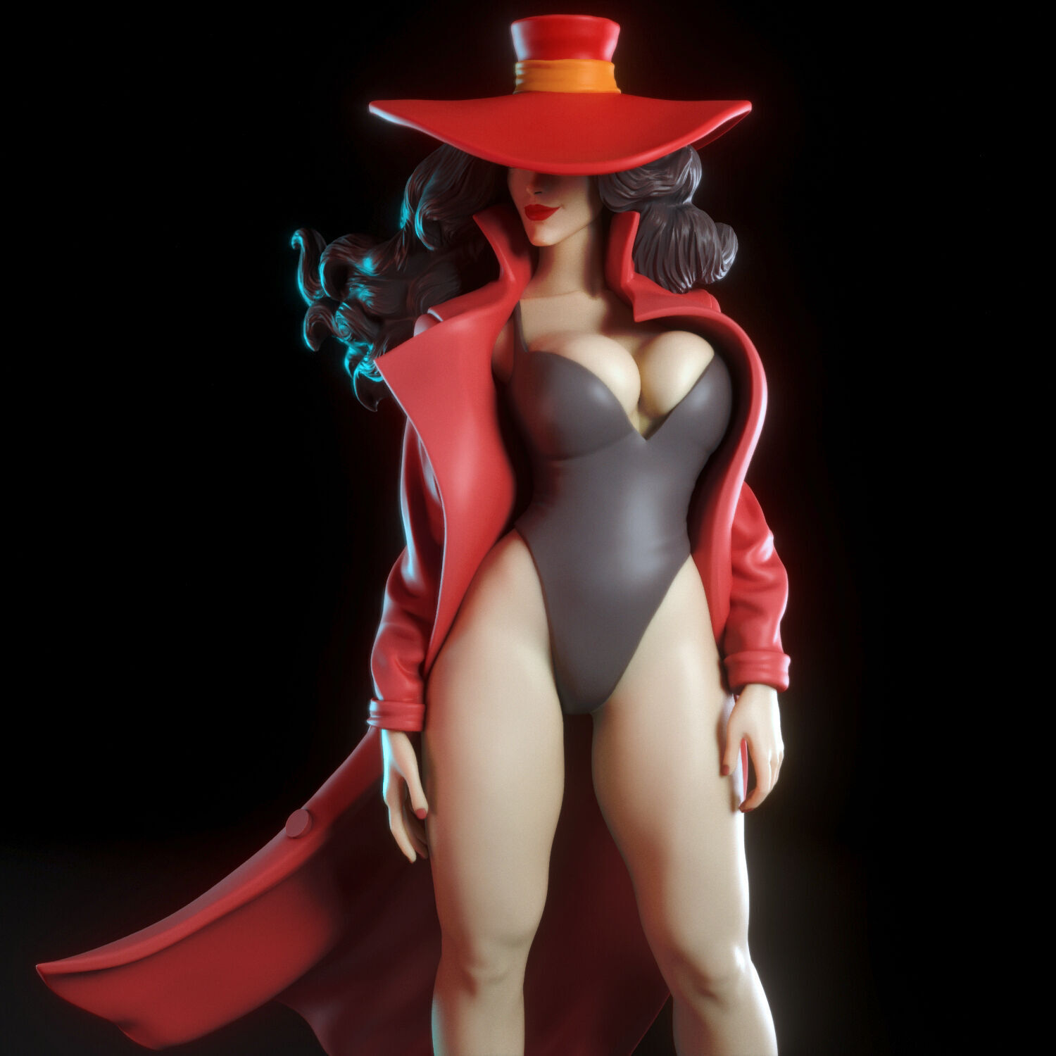 Carmen San Diego 3D print model_5