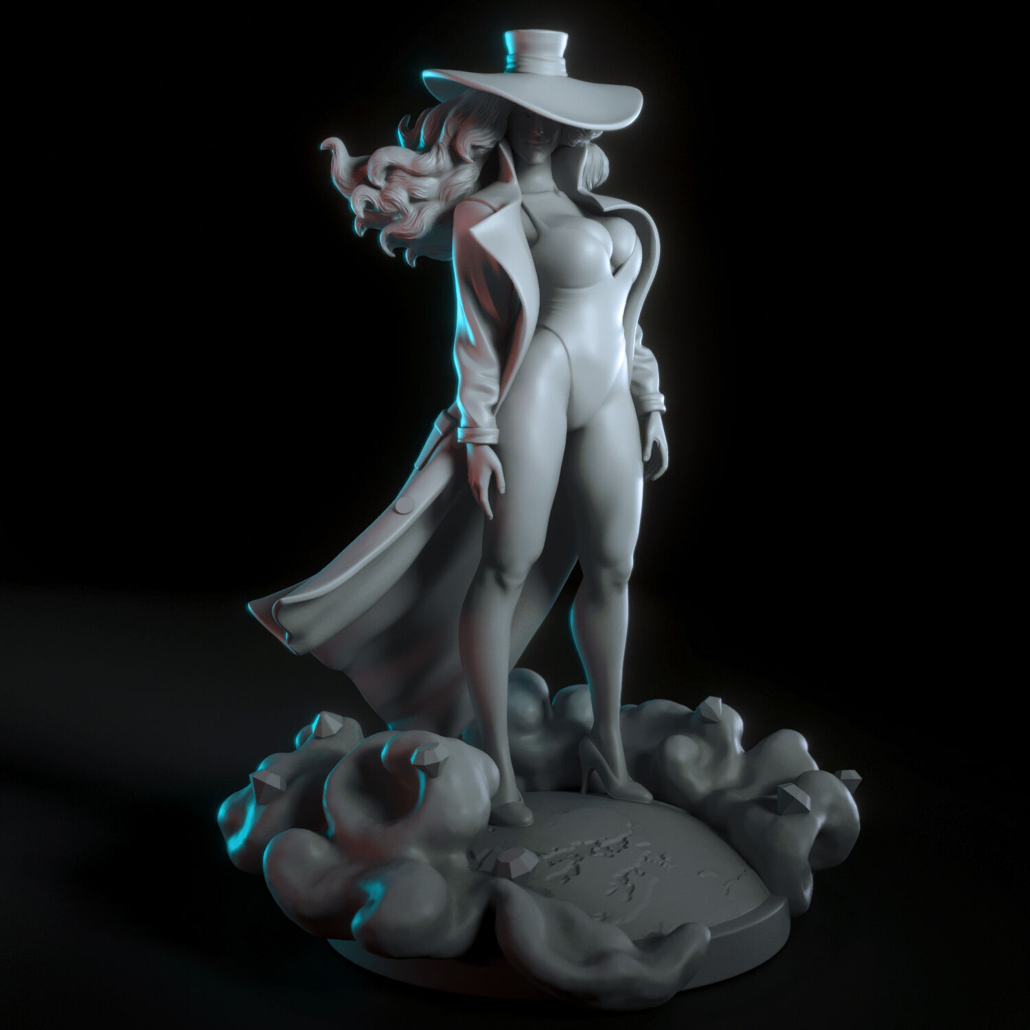 Carmen San Diego 3D print model_7