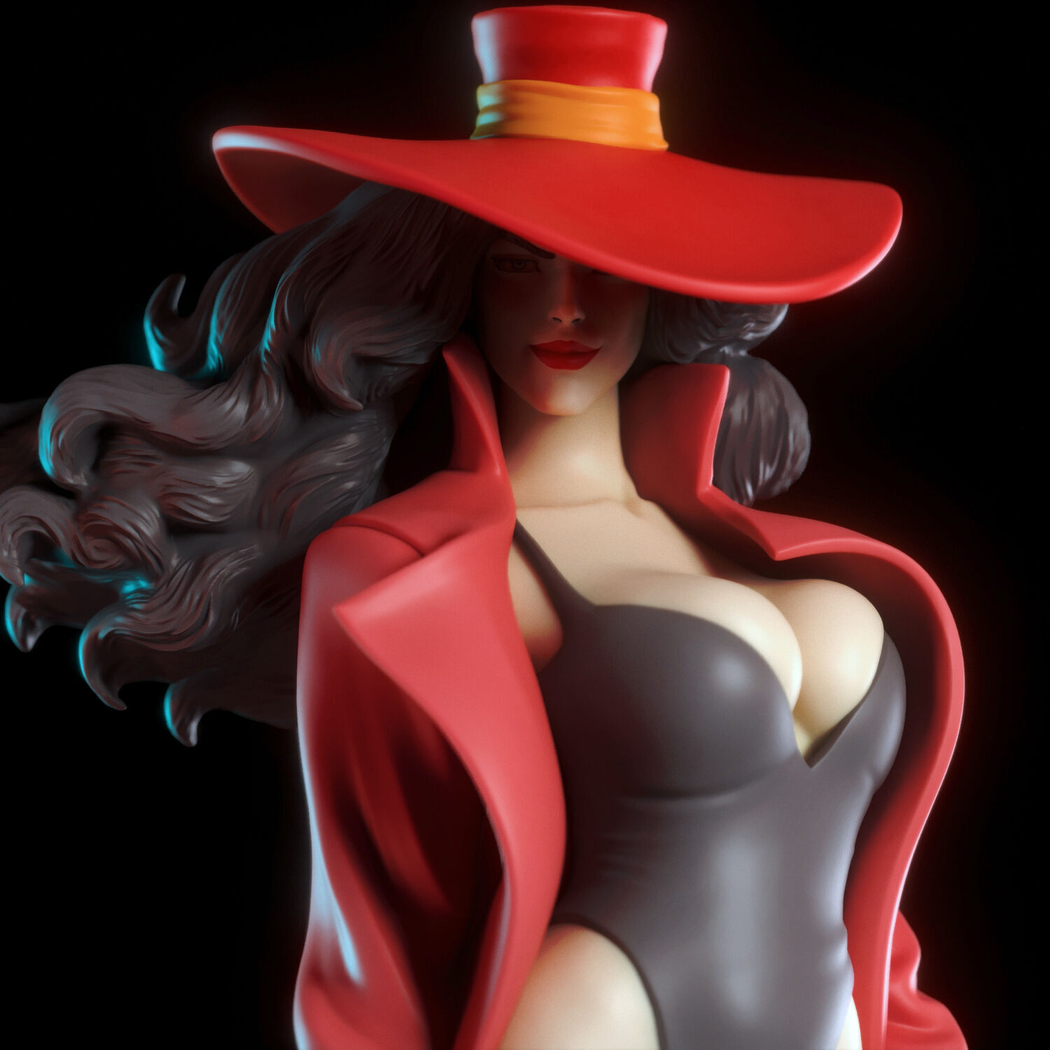 Carmen San Diego 3D print model_6