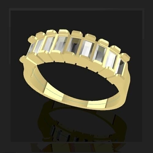baguettes ring Free 3D print model