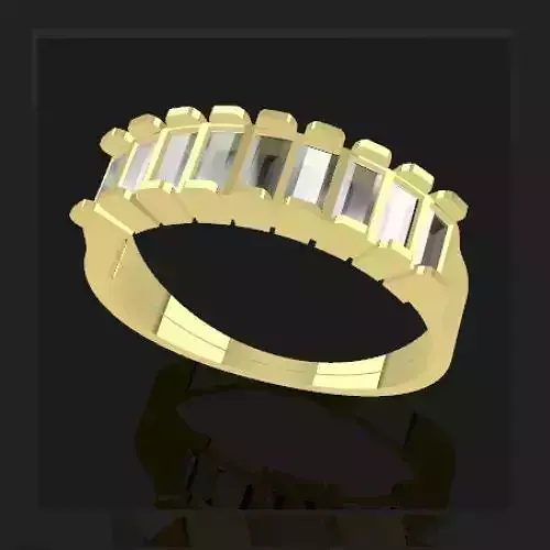 baguettes ring Free 3D print model